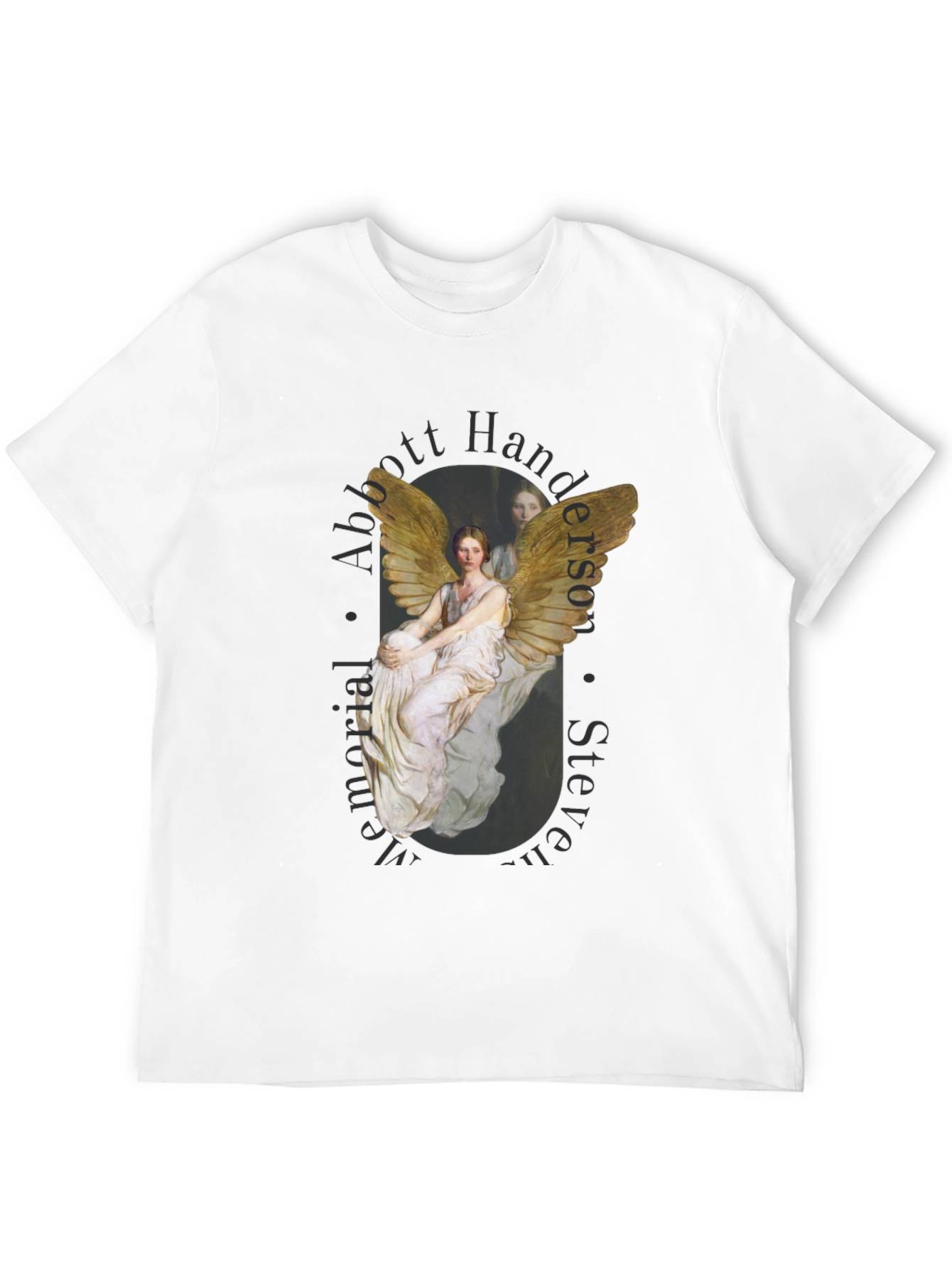 Angel Art Black T-Shirt