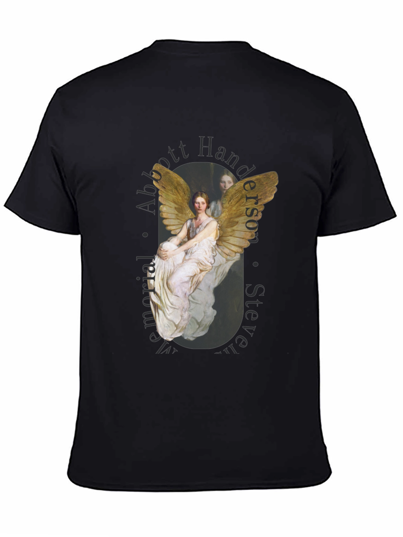 Angel Art Black T-Shirt