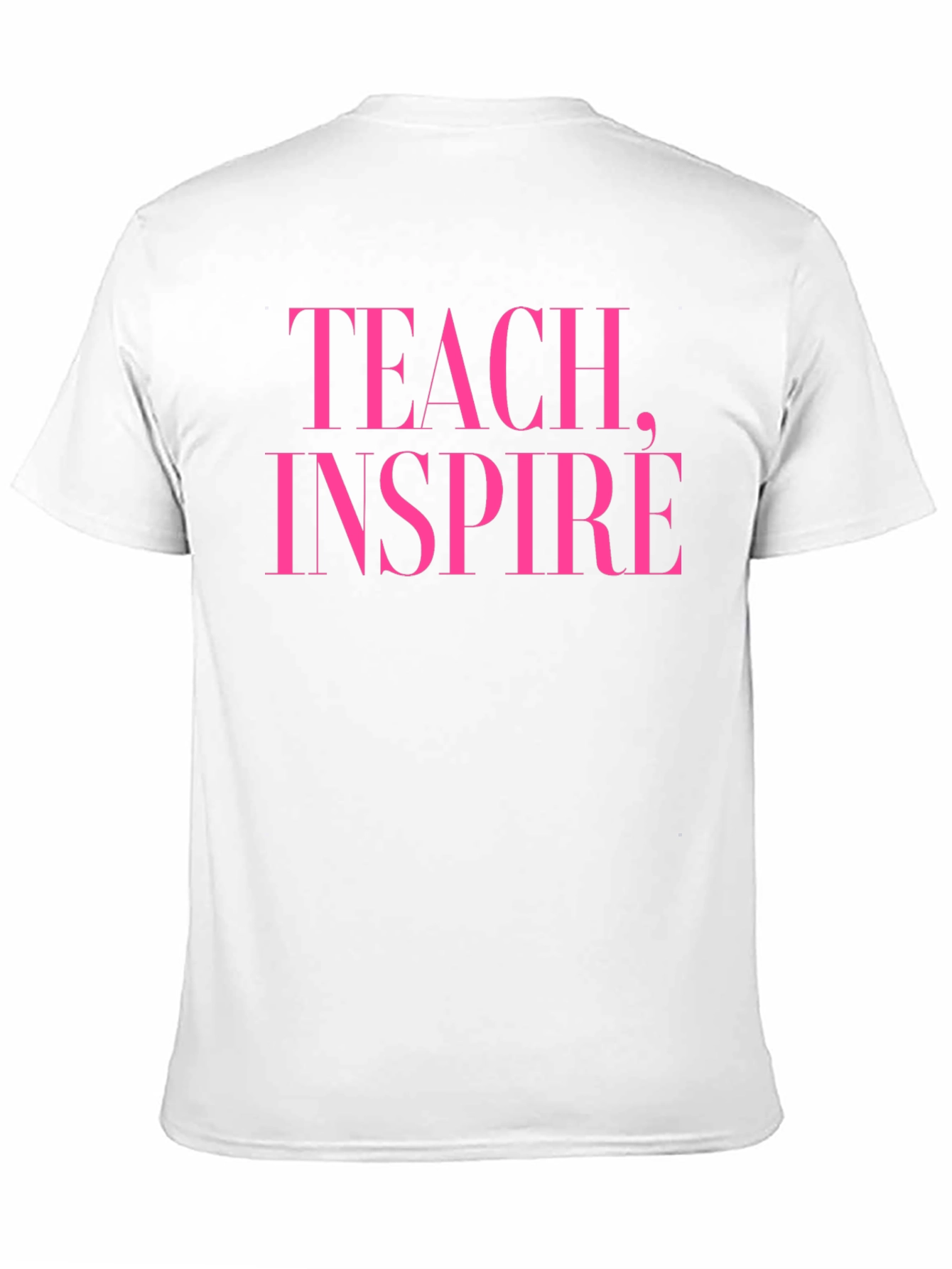 Teach Inspire Graphic Tee - Black Cotton T-Shirt