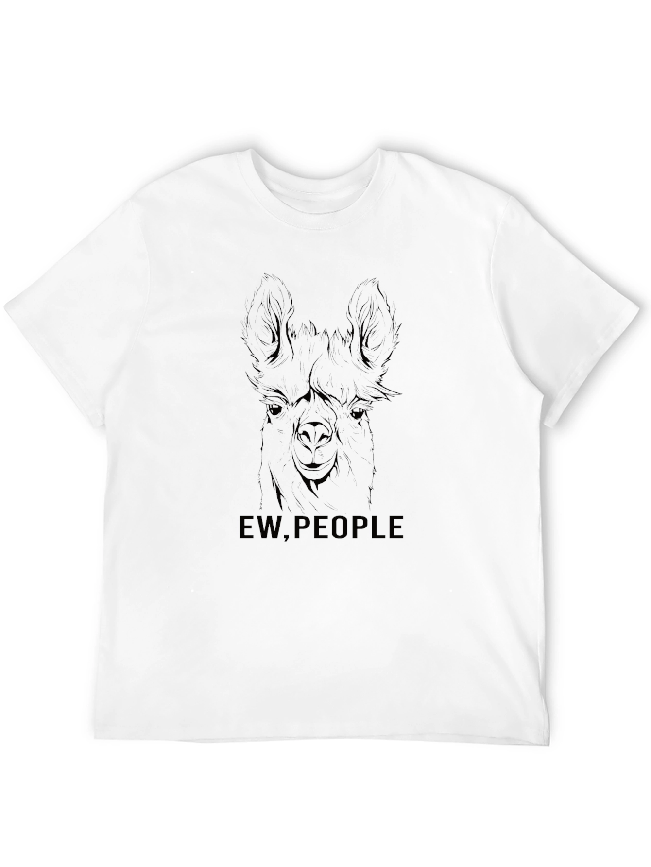 Ew People Llama Graphic T-Shirt