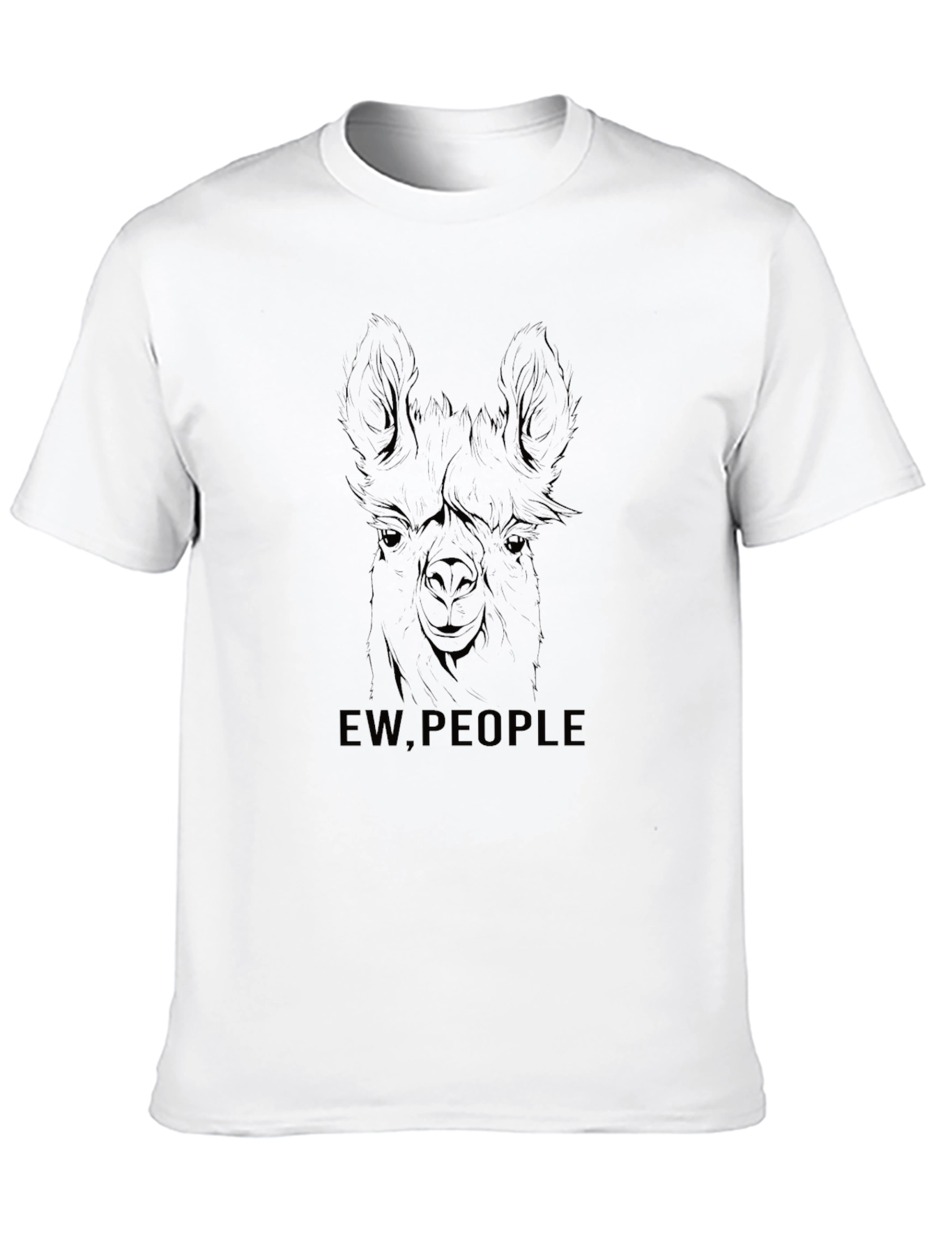 Ew People Llama Graphic T-Shirt