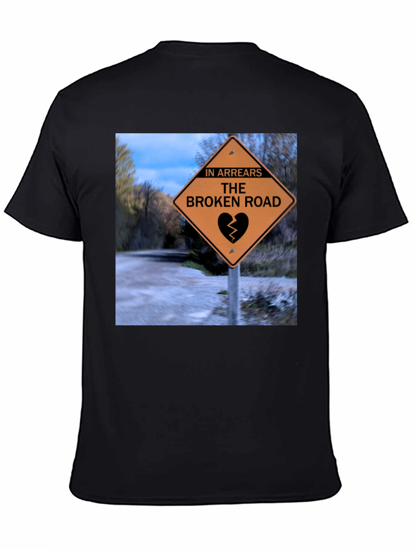 Broken Road T-Shirt - Novelty Heartbreak Tee