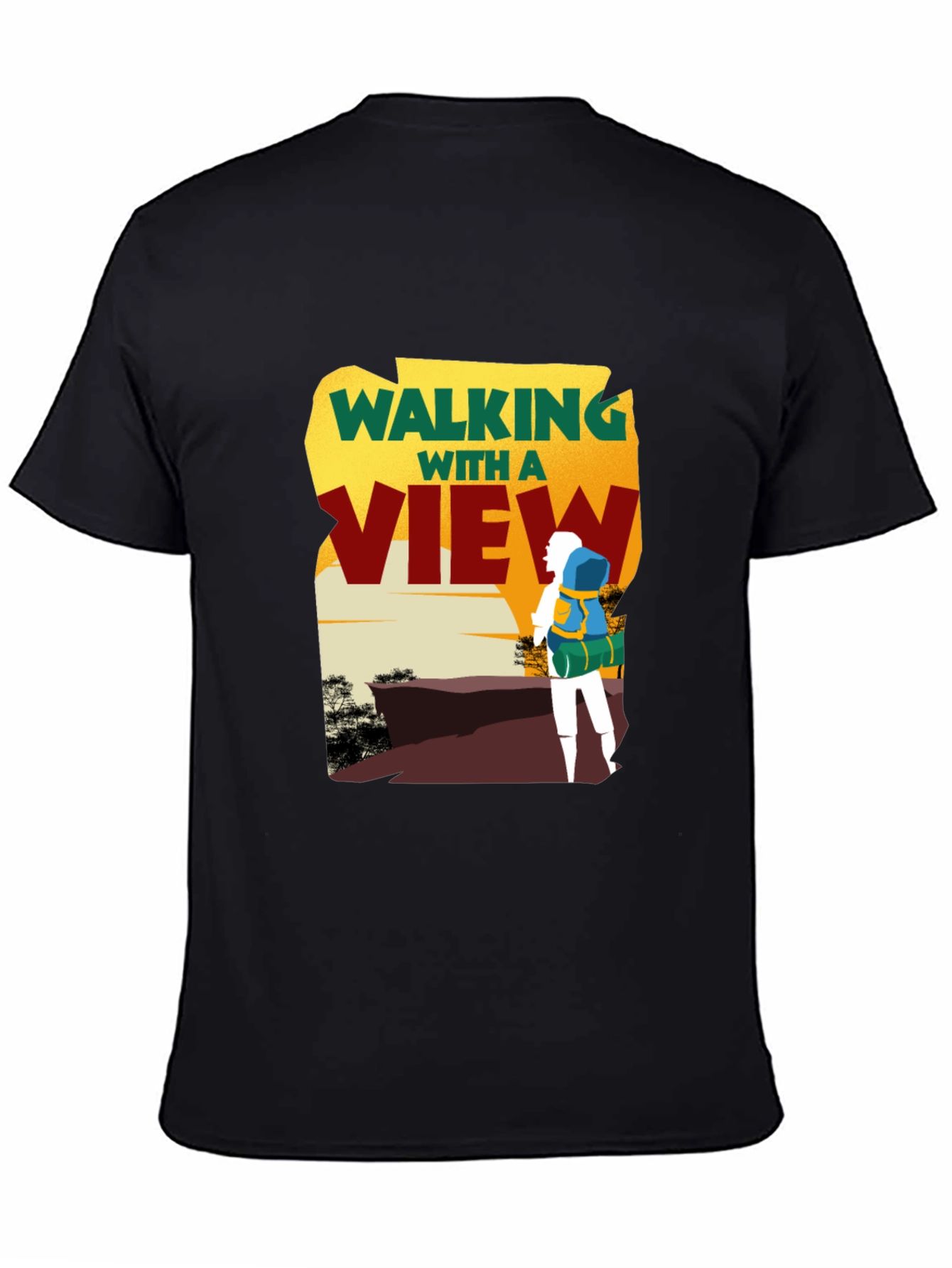 Walking with a View Graphic T-Shirt - Adventure Tee