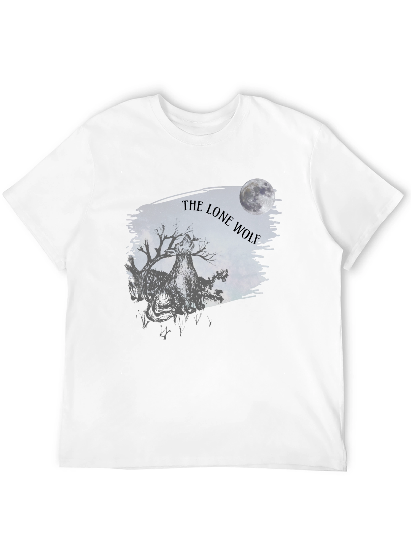 The Lone Wolf Graphic Tee - Dark Moon Design