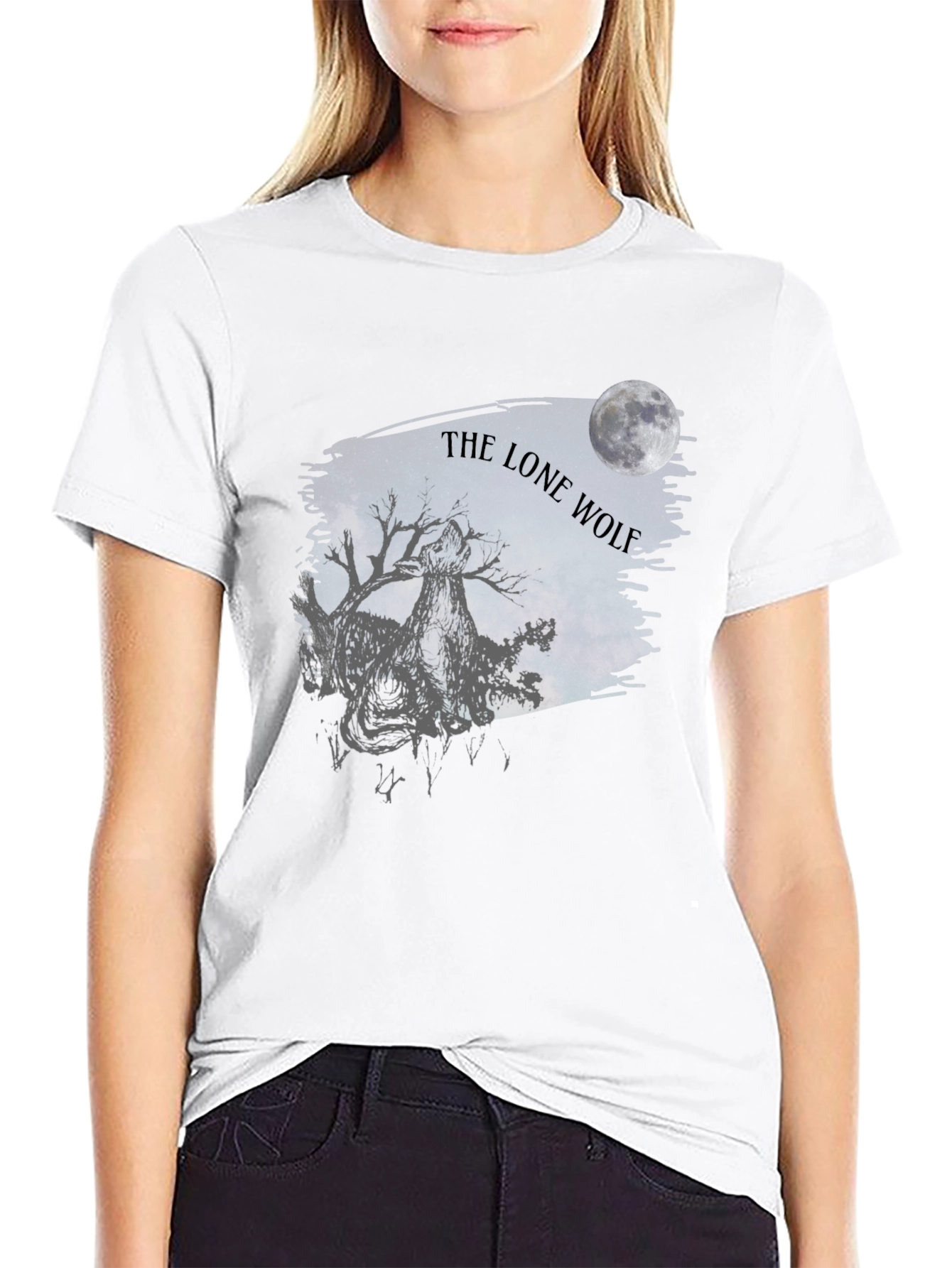 The Lone Wolf Graphic Tee - Dark Moon Design