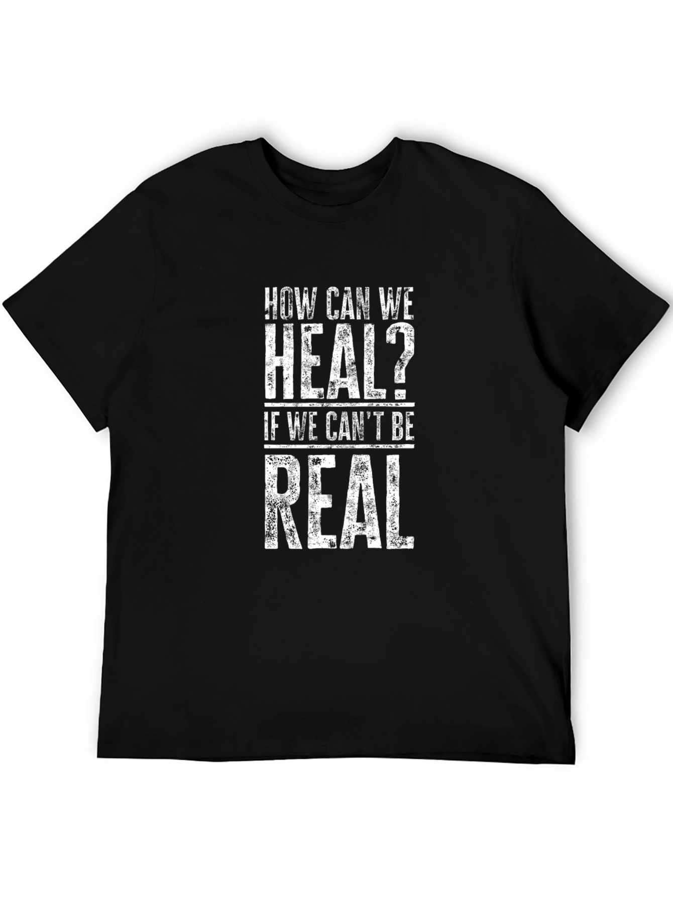 How Can We Heal? Black Graphic T-Shirt