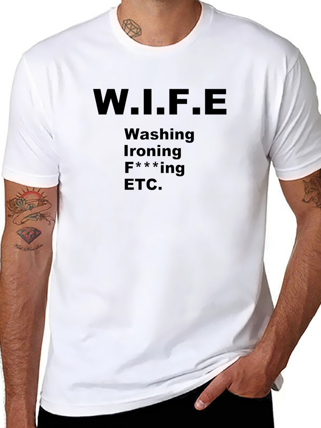 W.I.F.E Funny Graphic T-Shirt