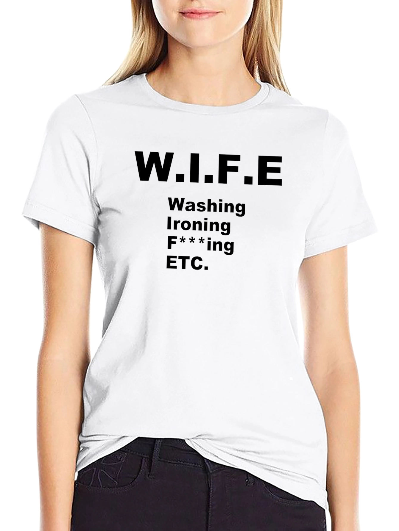 W.I.F.E Funny Graphic T-Shirt