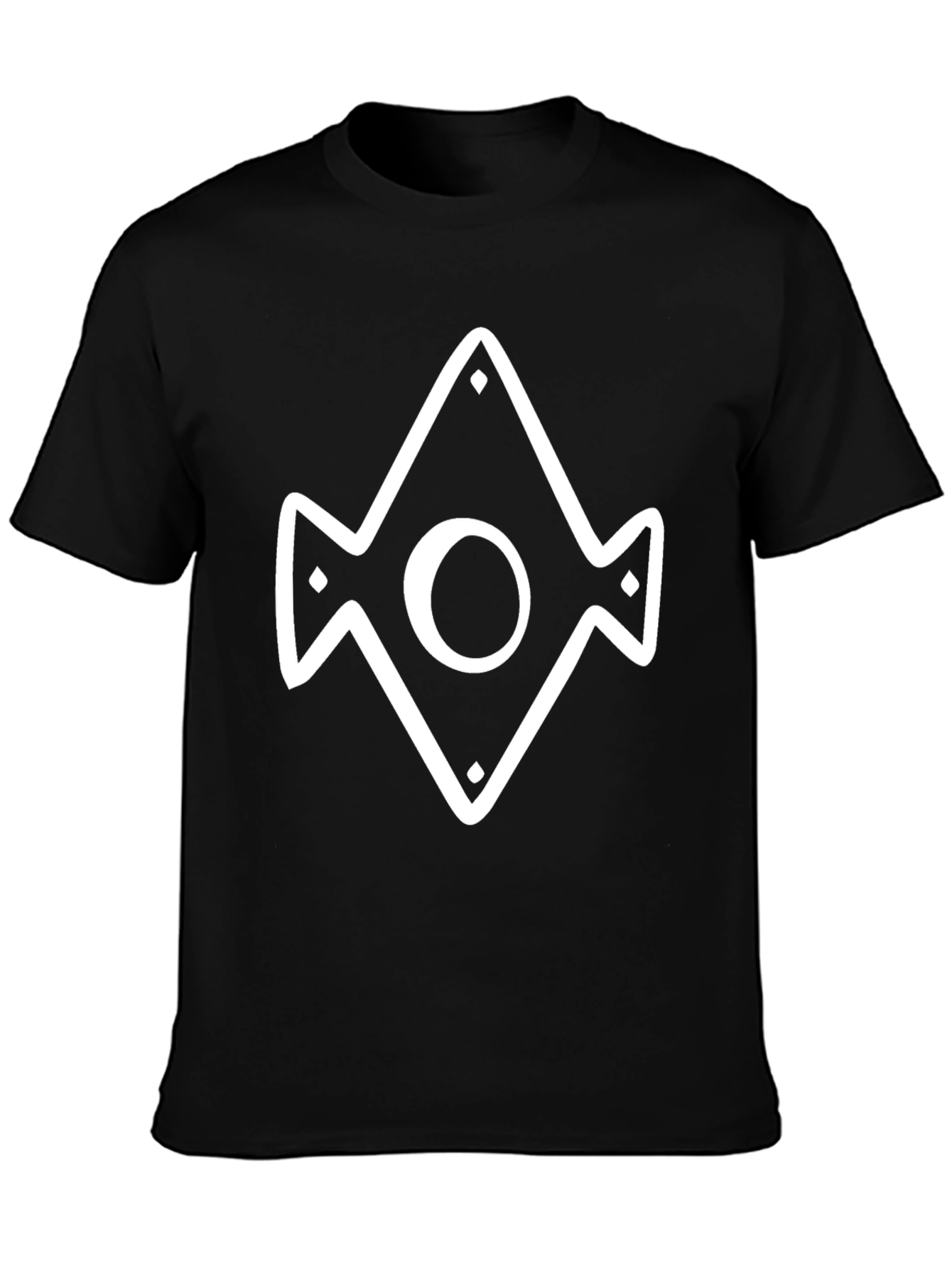 Geometric Diamond Circle Graphic Tee
