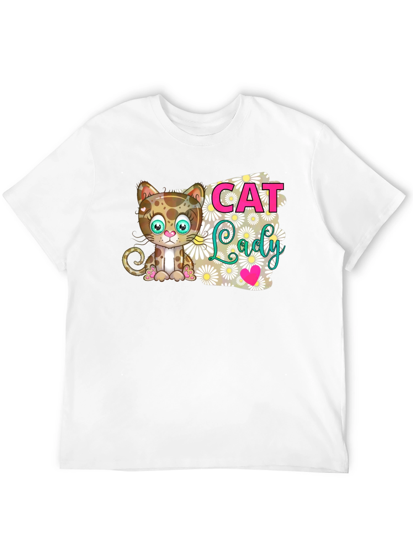 Cat Lady Graphic T-Shirt - Soft Cotton Tee