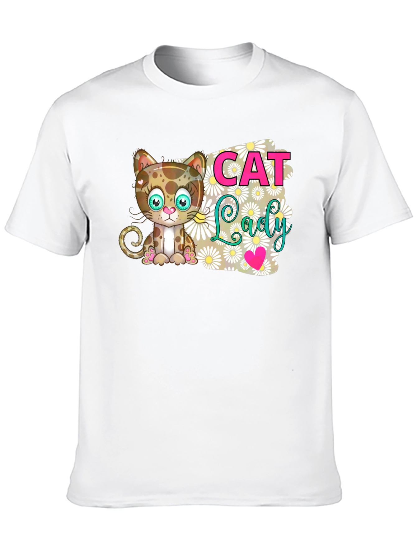 Cat Lady Graphic T-Shirt - Soft Cotton Tee