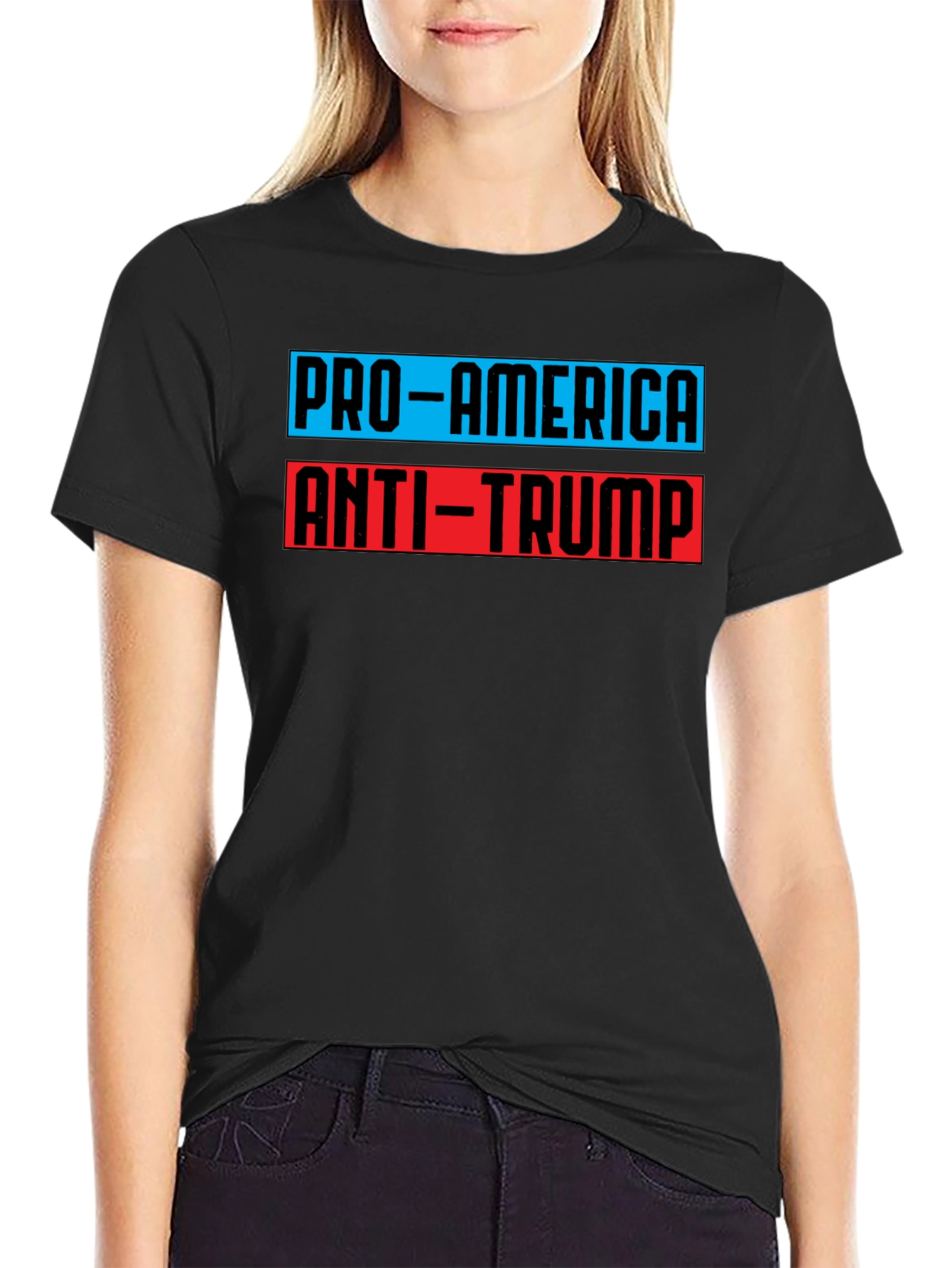 Pro-America Anti-Trump Graphic Tee
