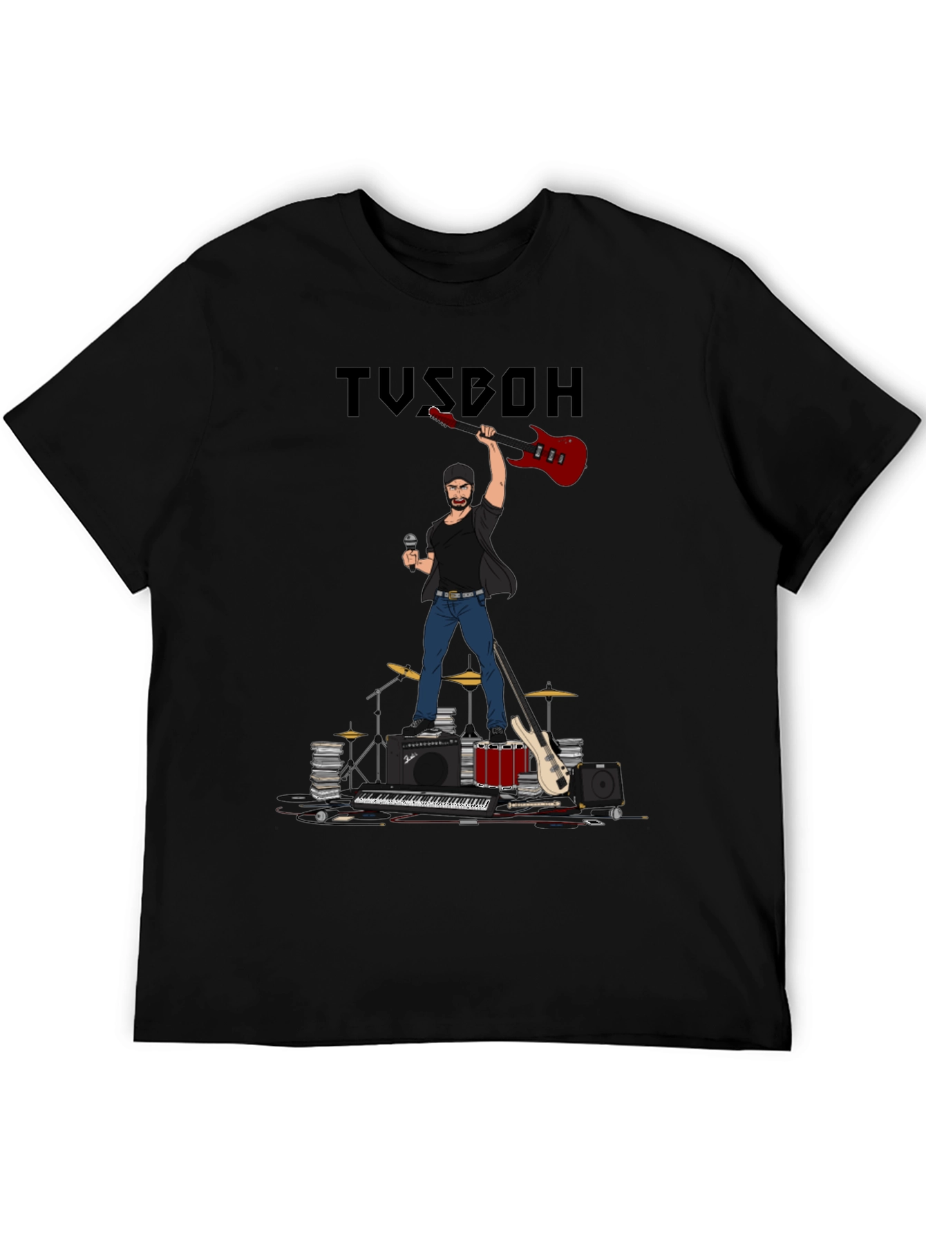 Musician Graphic Tee - Rock Star T-Shirt