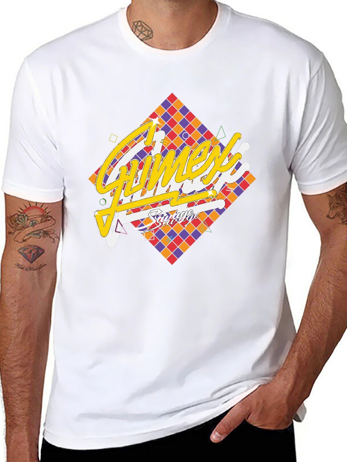 Funky Graphic Print T-Shirt