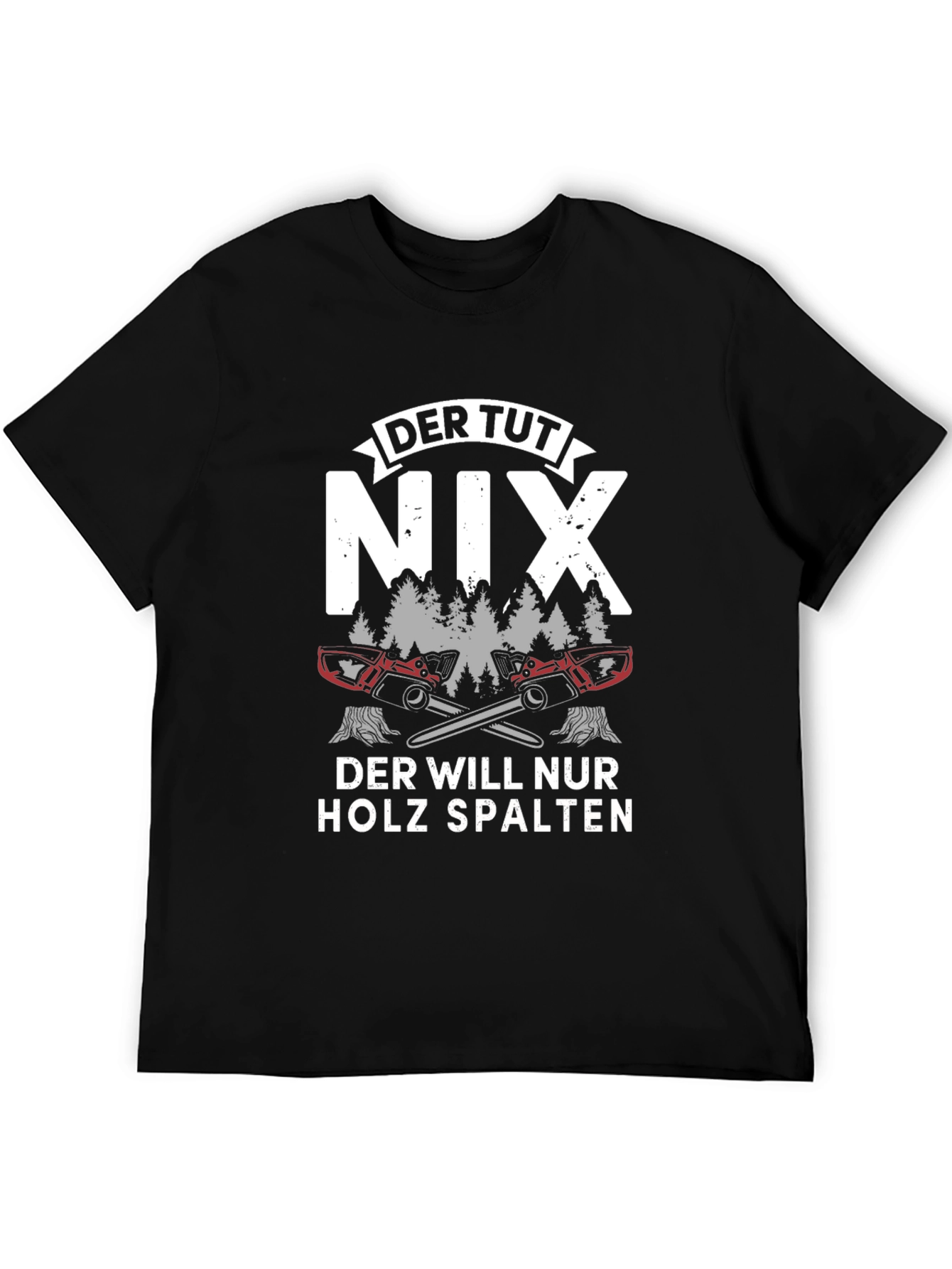 Der Tut Nix Holz Spalten Graphic T-Shirt