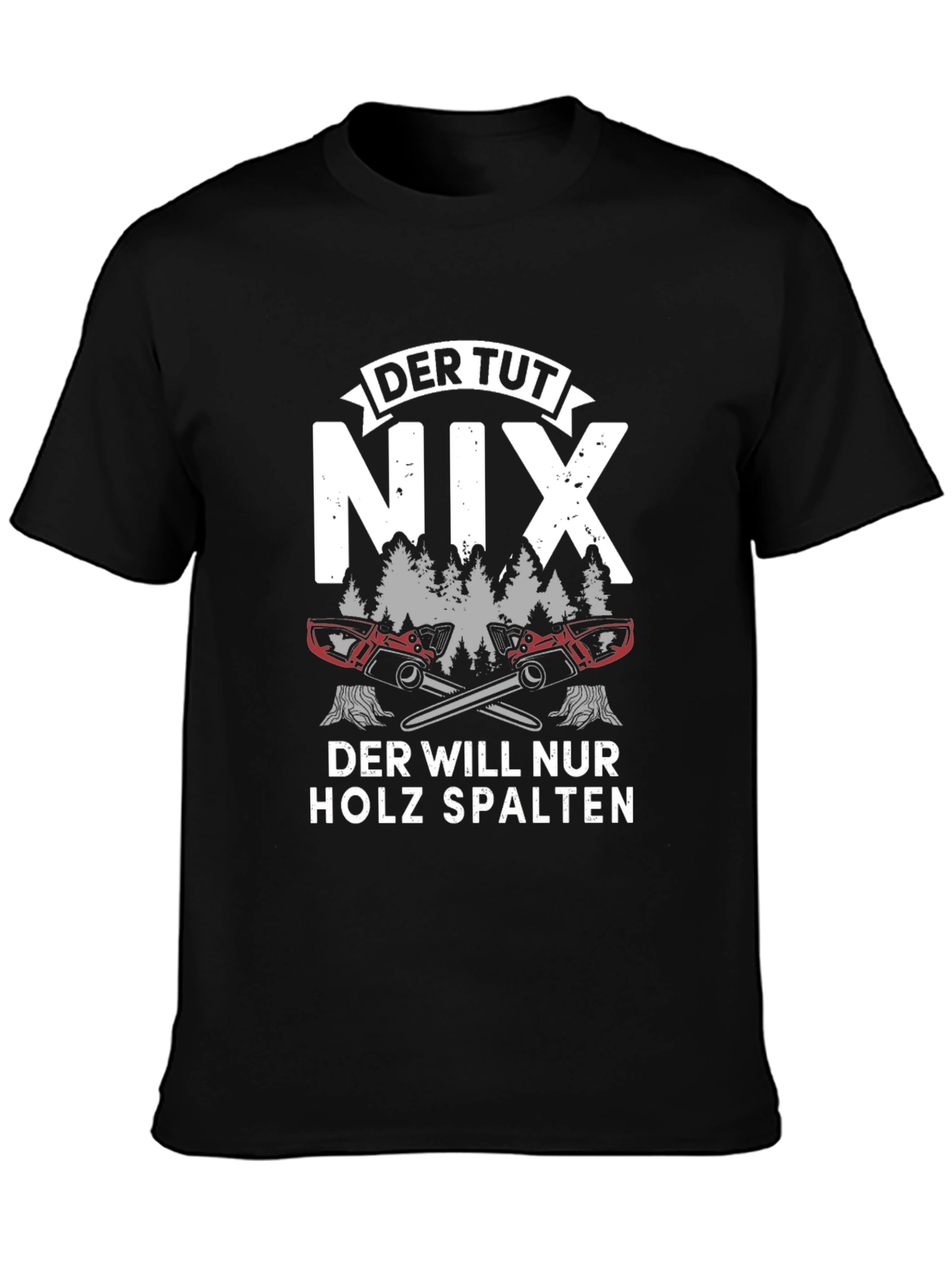 Der Tut Nix Holz Spalten Graphic T-Shirt