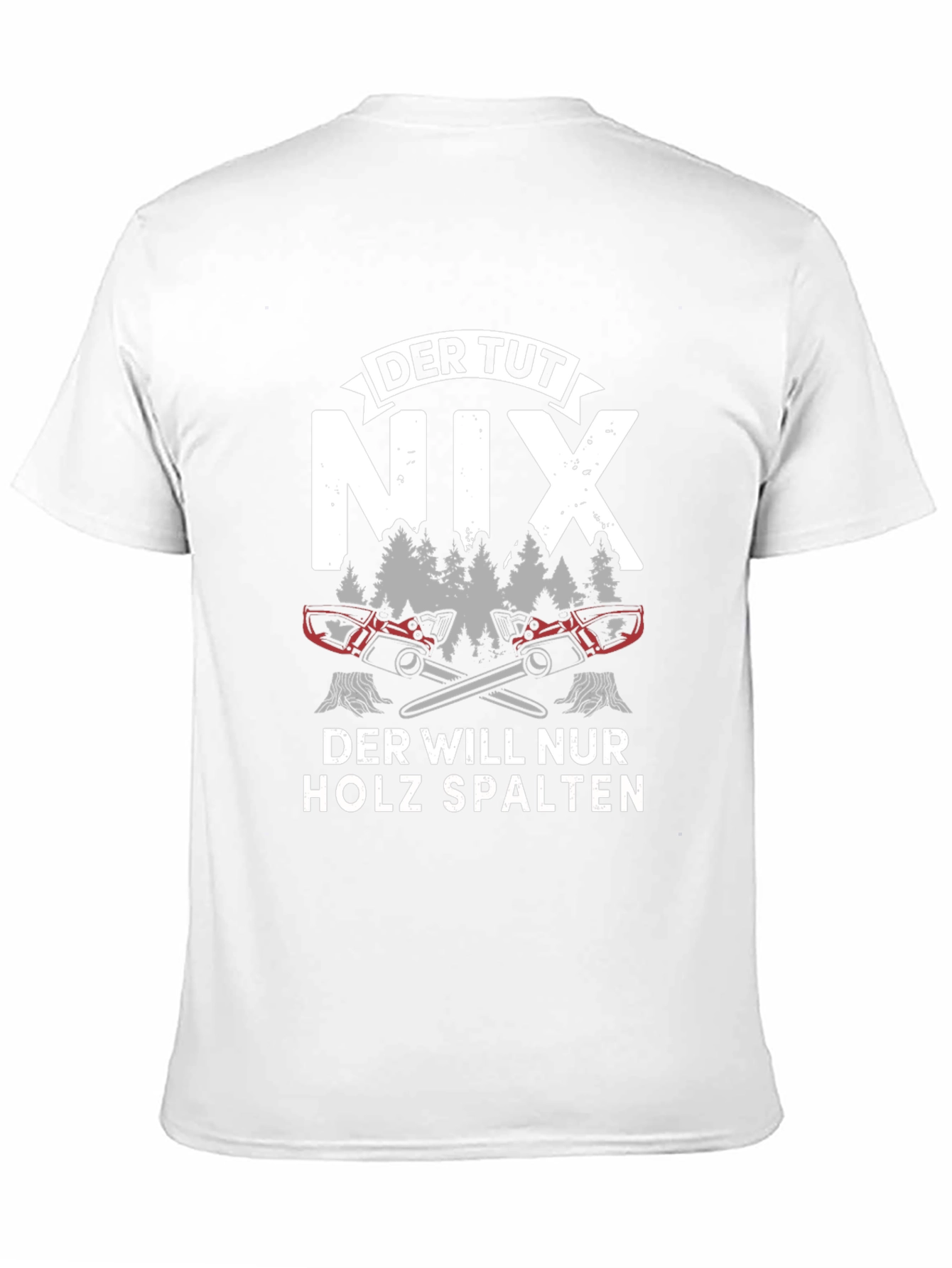 Der Tut Nix Holz Spalten Graphic T-Shirt