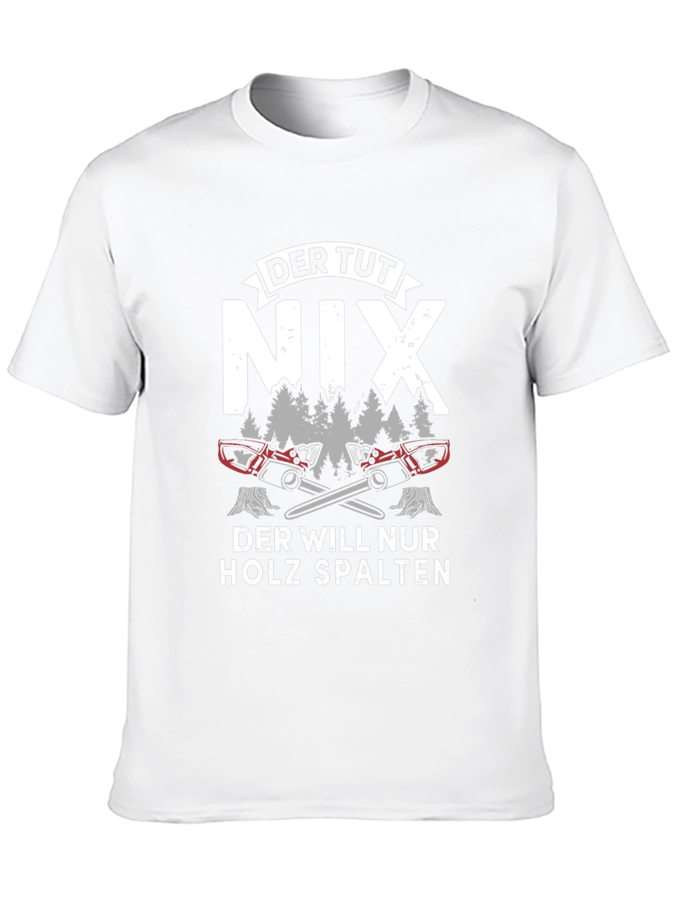 Der Tut Nix Holz Spalten Graphic T-Shirt