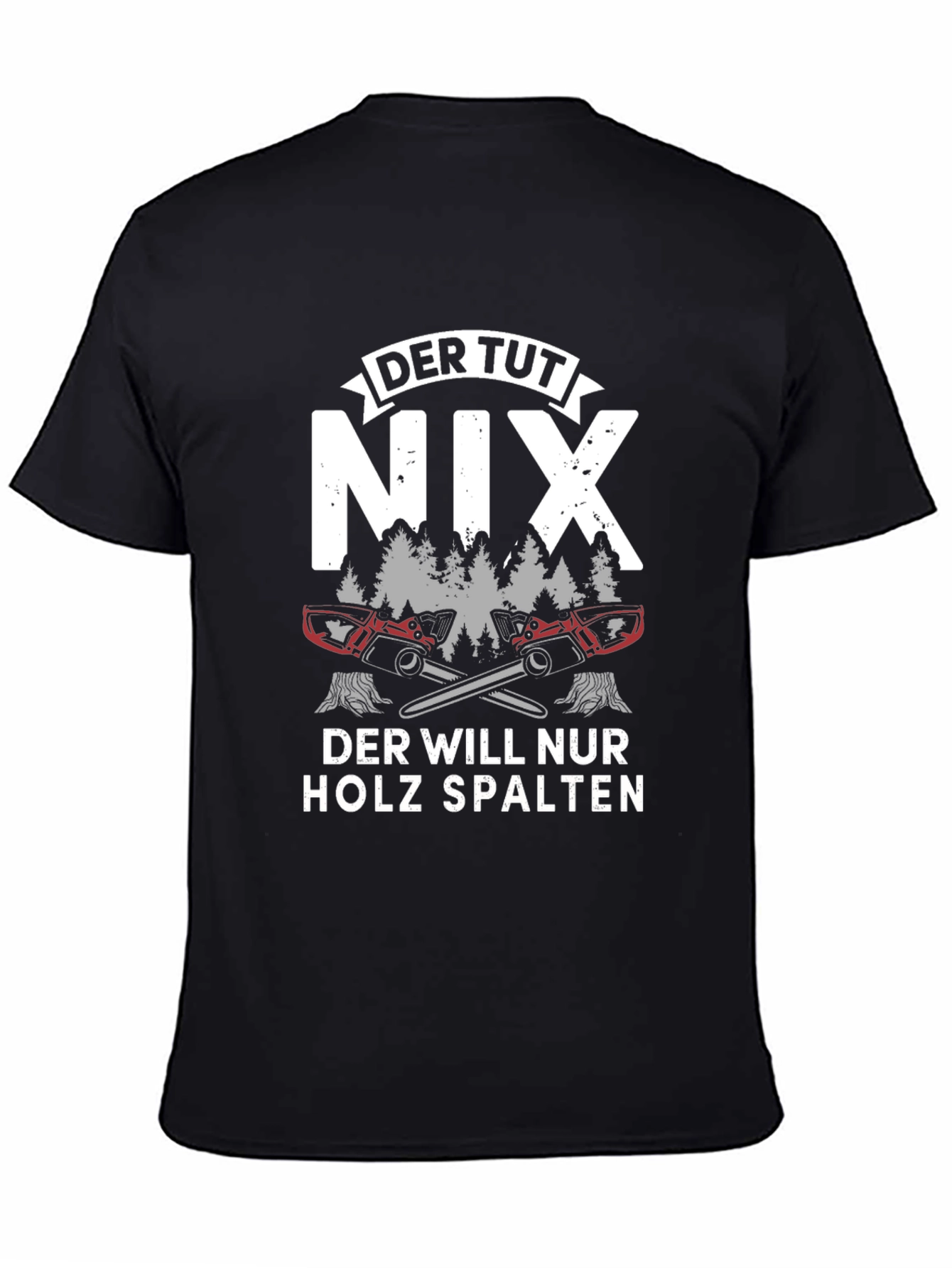 Der Tut Nix Holz Spalten Graphic T-Shirt