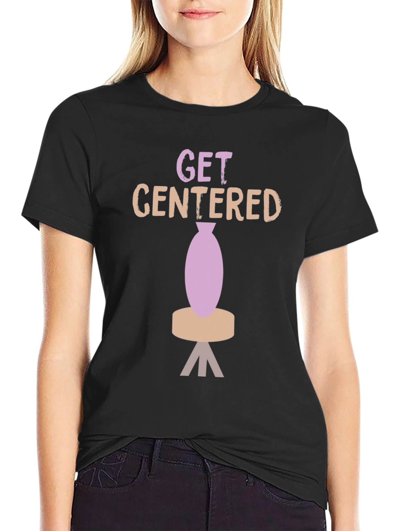 Get Centered Pottery T-Shirt - Artistic Design Tee