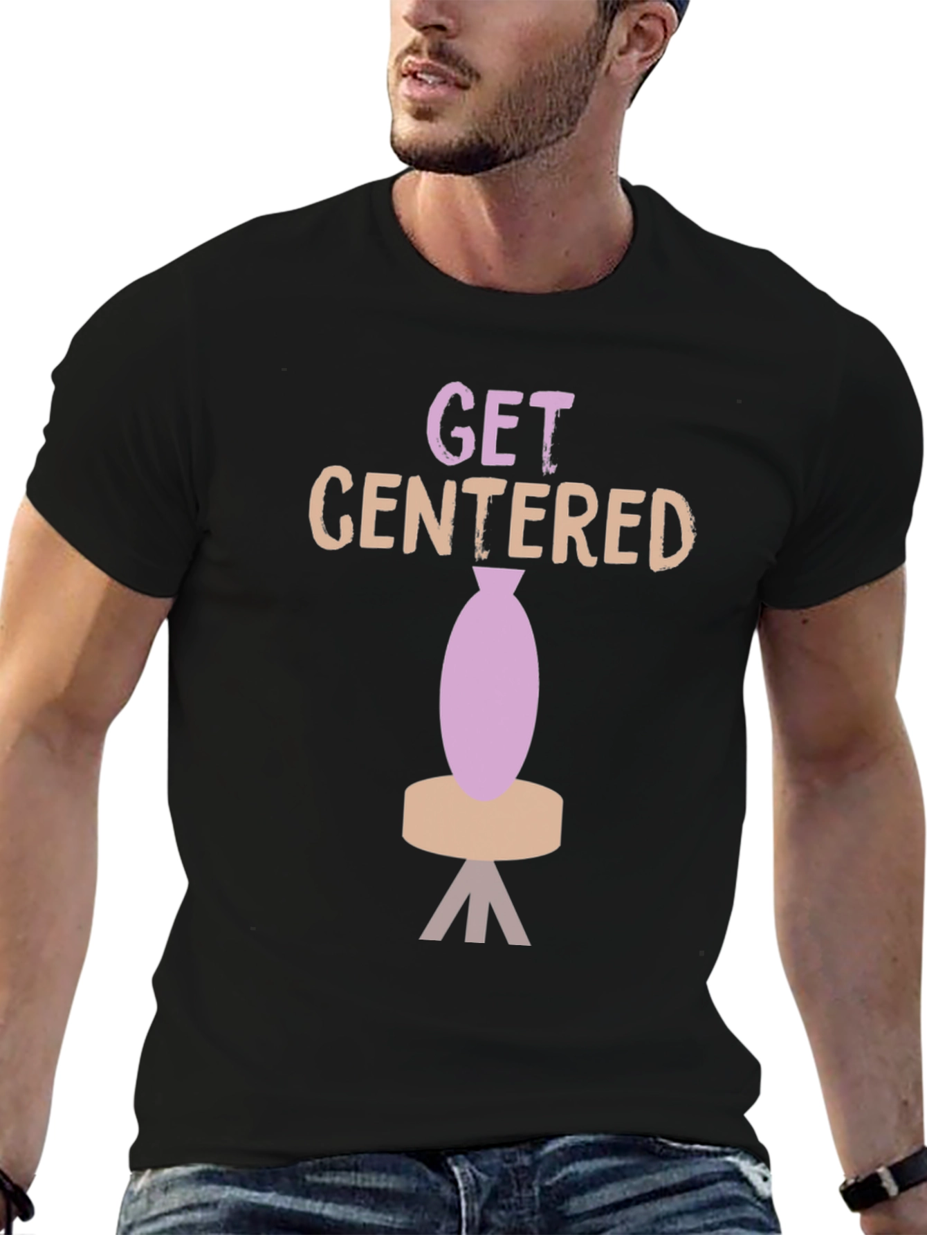 Get Centered Pottery T-Shirt - Artistic Design Tee