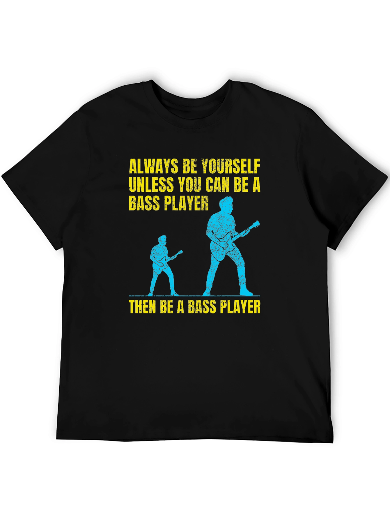 Bass Player Graphic Tee - Music Lovers T-Shirt