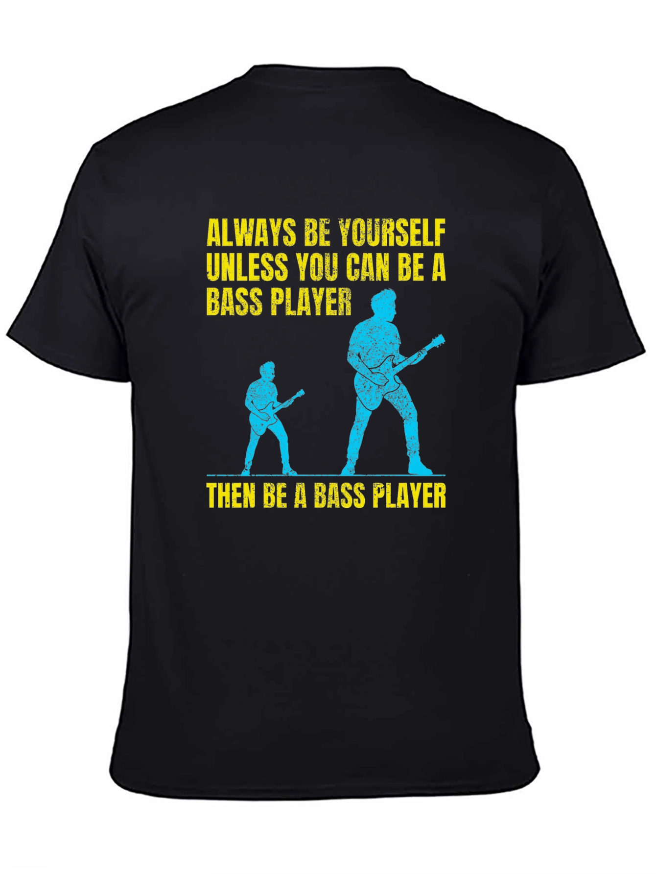 Bass Player Graphic Tee - Music Lovers T-Shirt