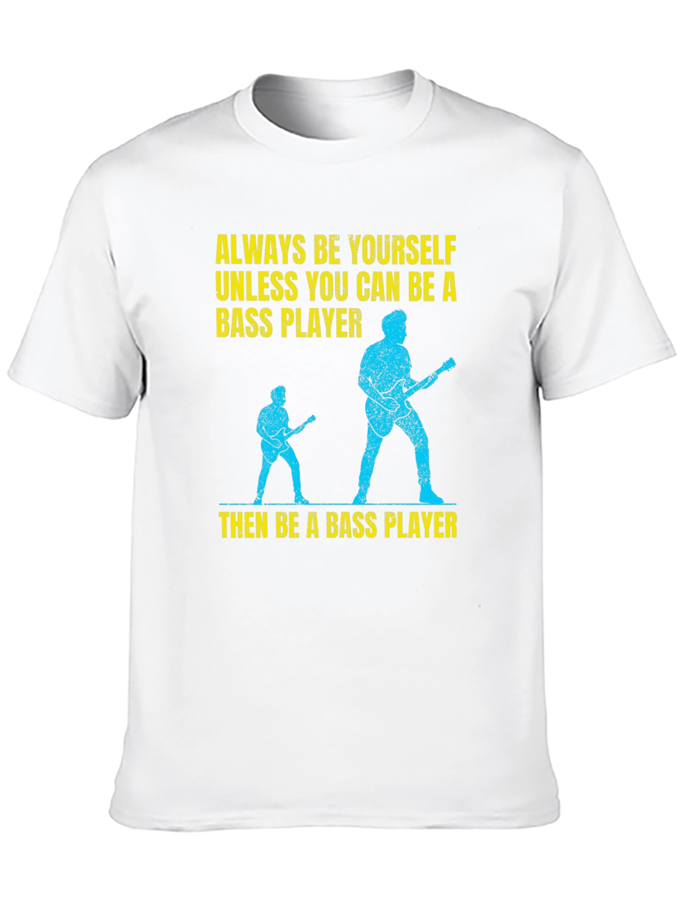 Bass Player Graphic Tee - Music Lovers T-Shirt