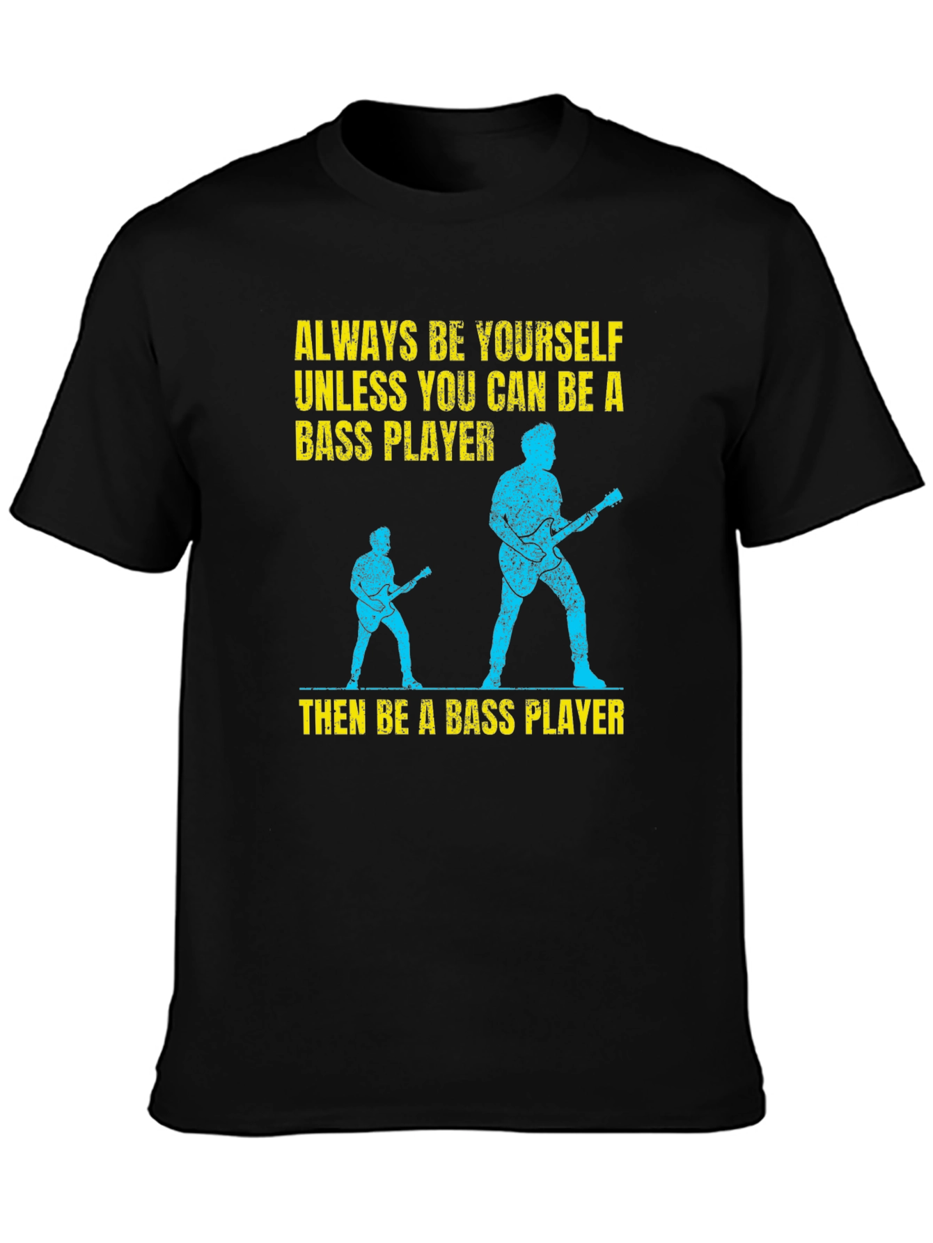 Bass Player Graphic Tee - Music Lovers T-Shirt