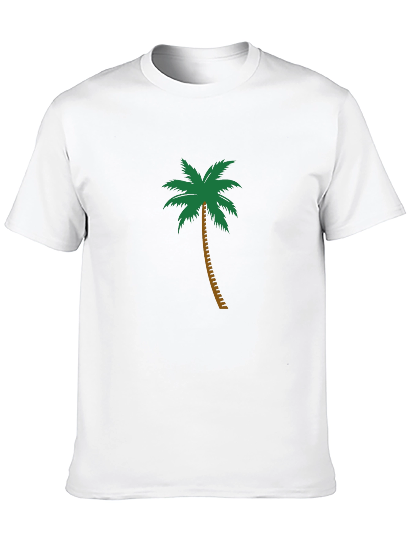 Tropical Palm Tree Black T-Shirt