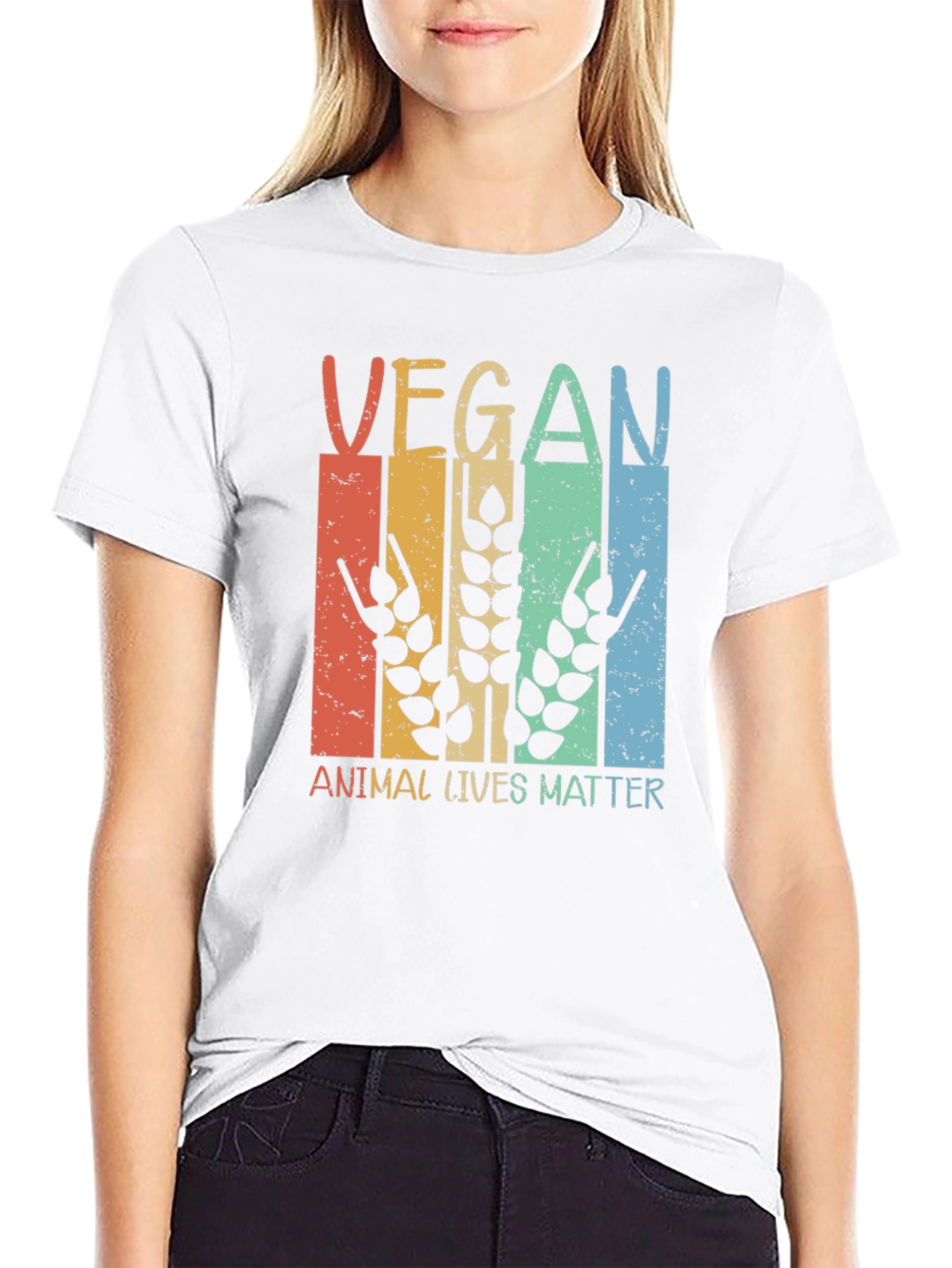 Vegan Animal Lives Matter Graphic Tee