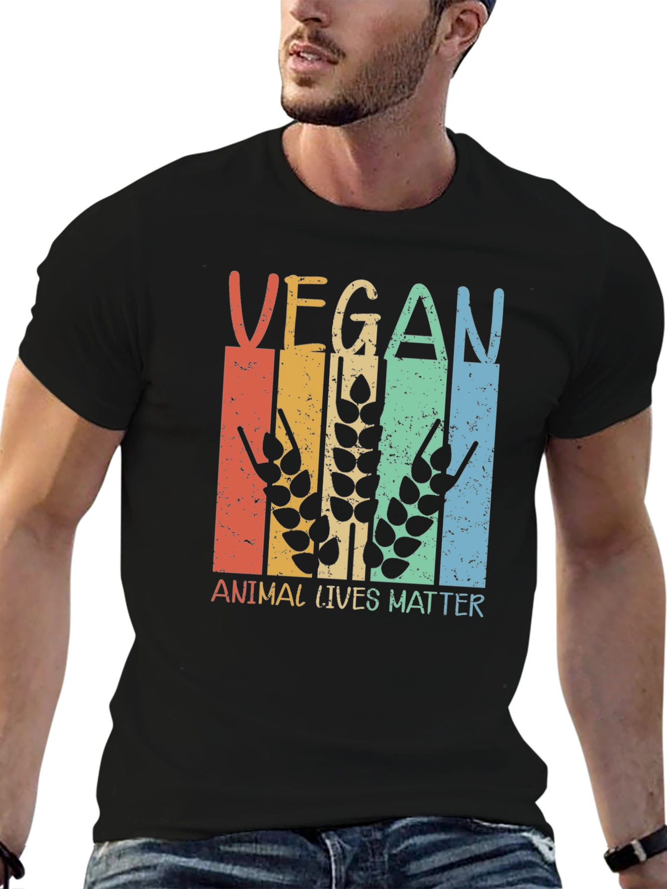 Vegan Animal Lives Matter Graphic Tee