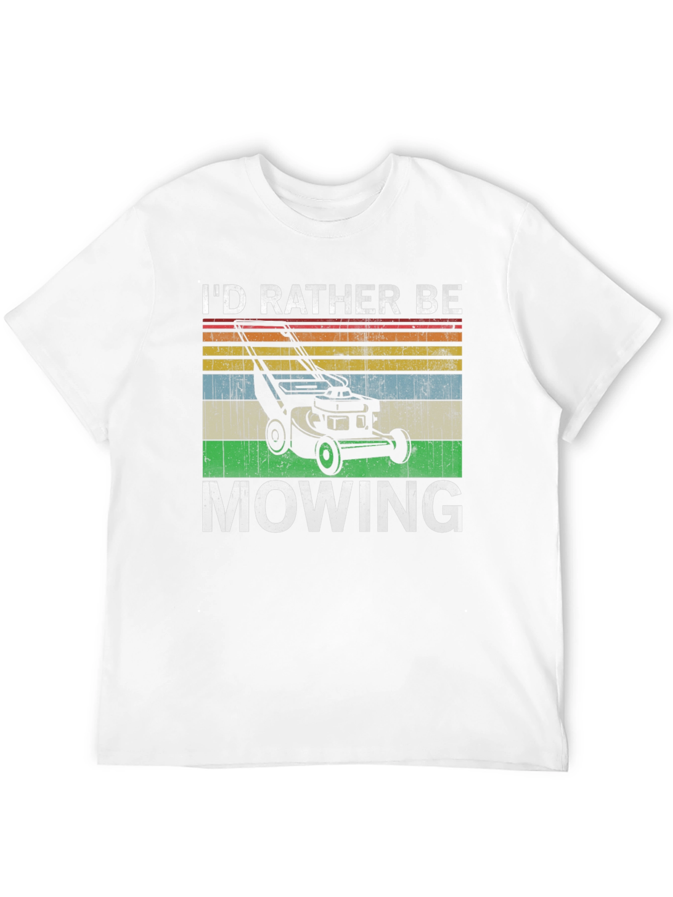 Id Rather Be Mowing T-Shirt