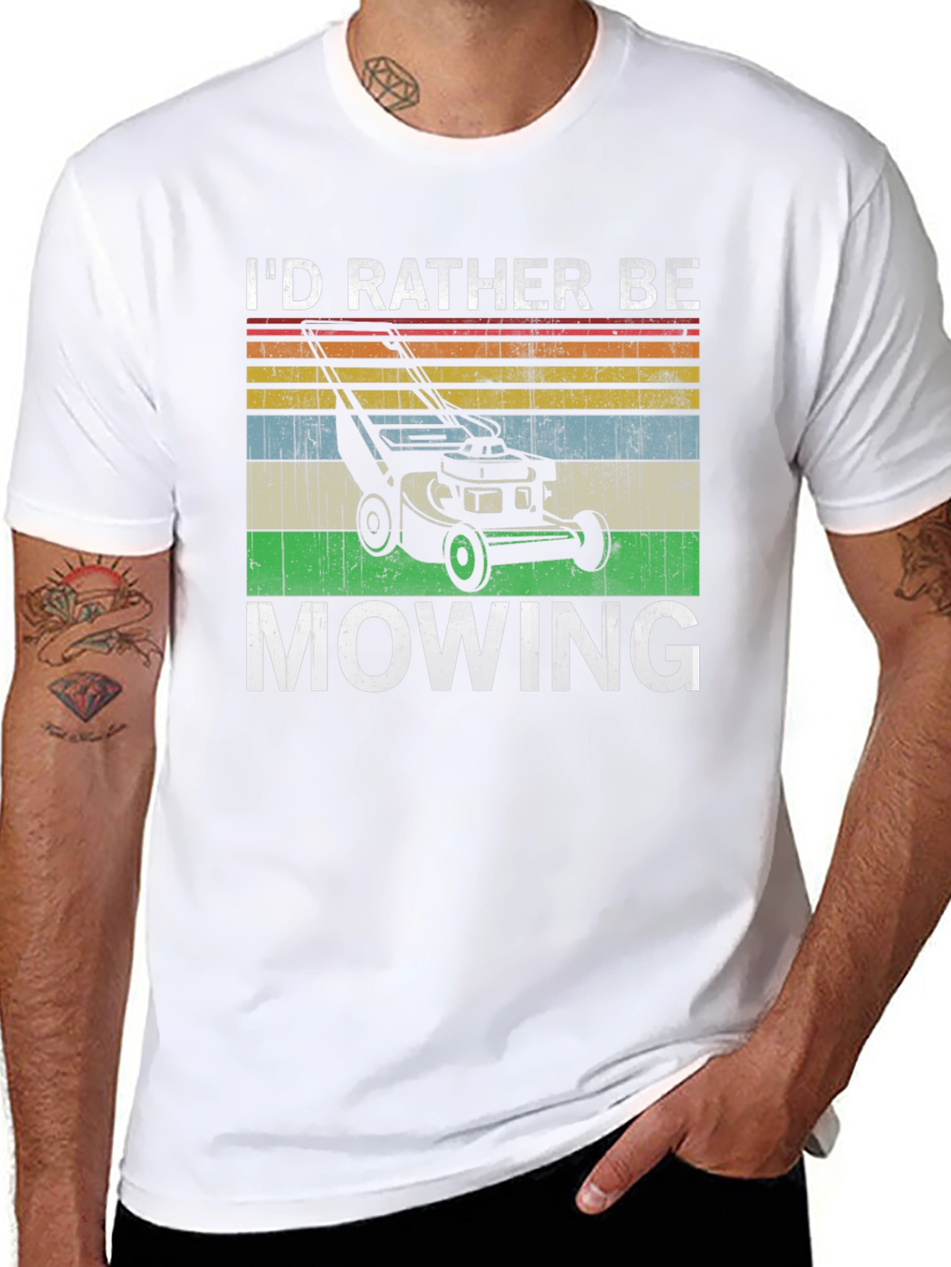 Id Rather Be Mowing T-Shirt