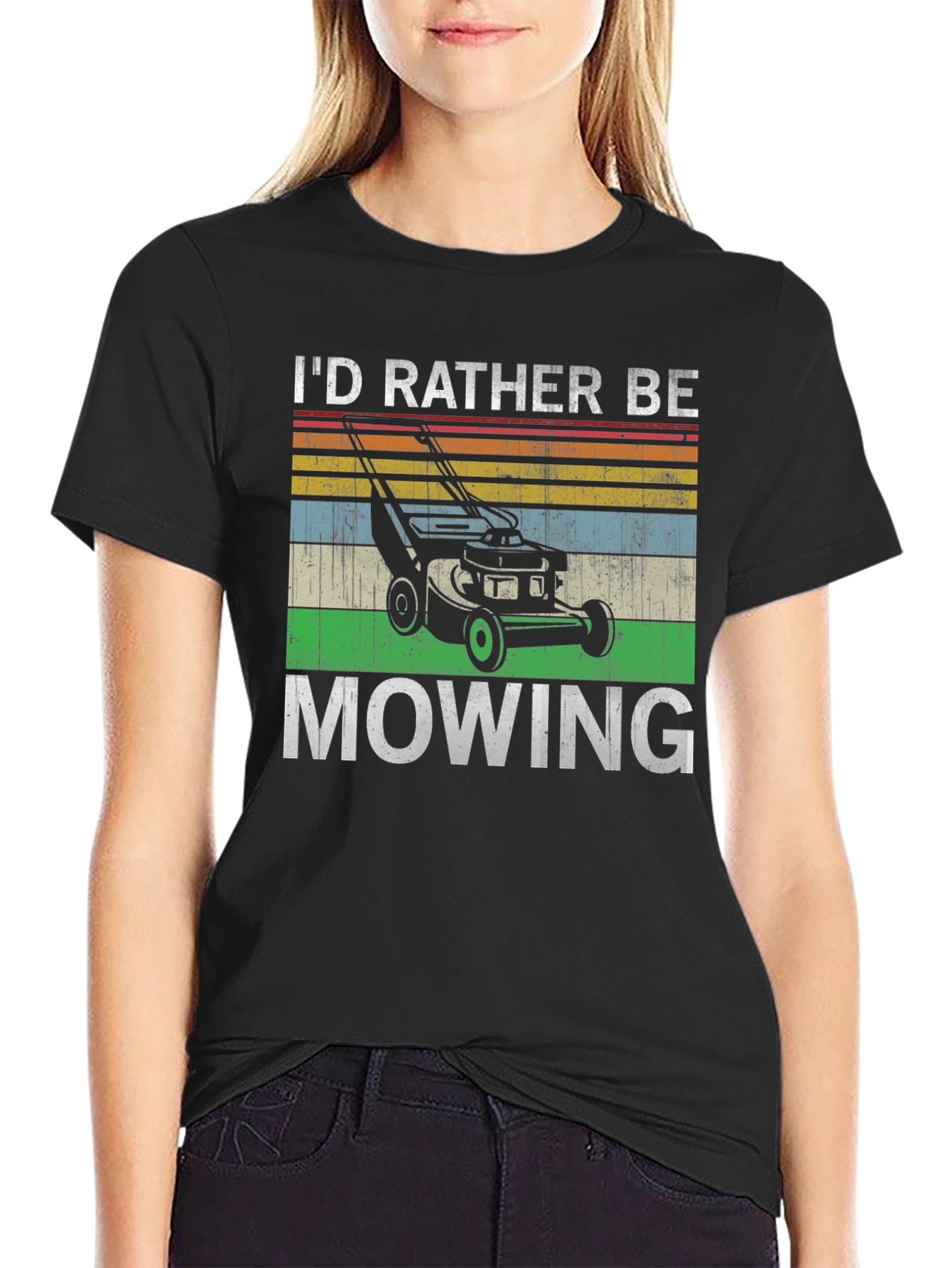 Id Rather Be Mowing T-Shirt