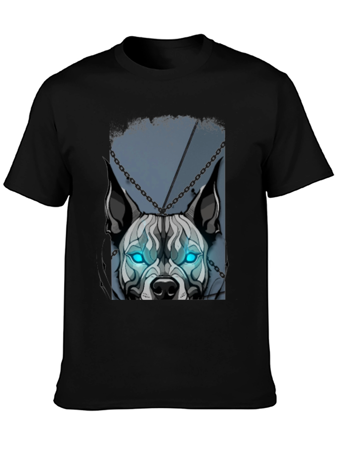 Dog Graphic Tee - Mens Black T-Shirt