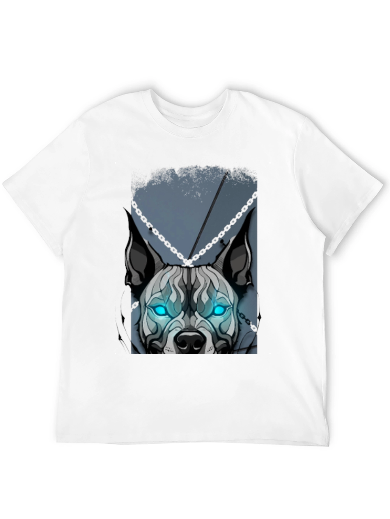 Dog Graphic Tee - Mens Black T-Shirt