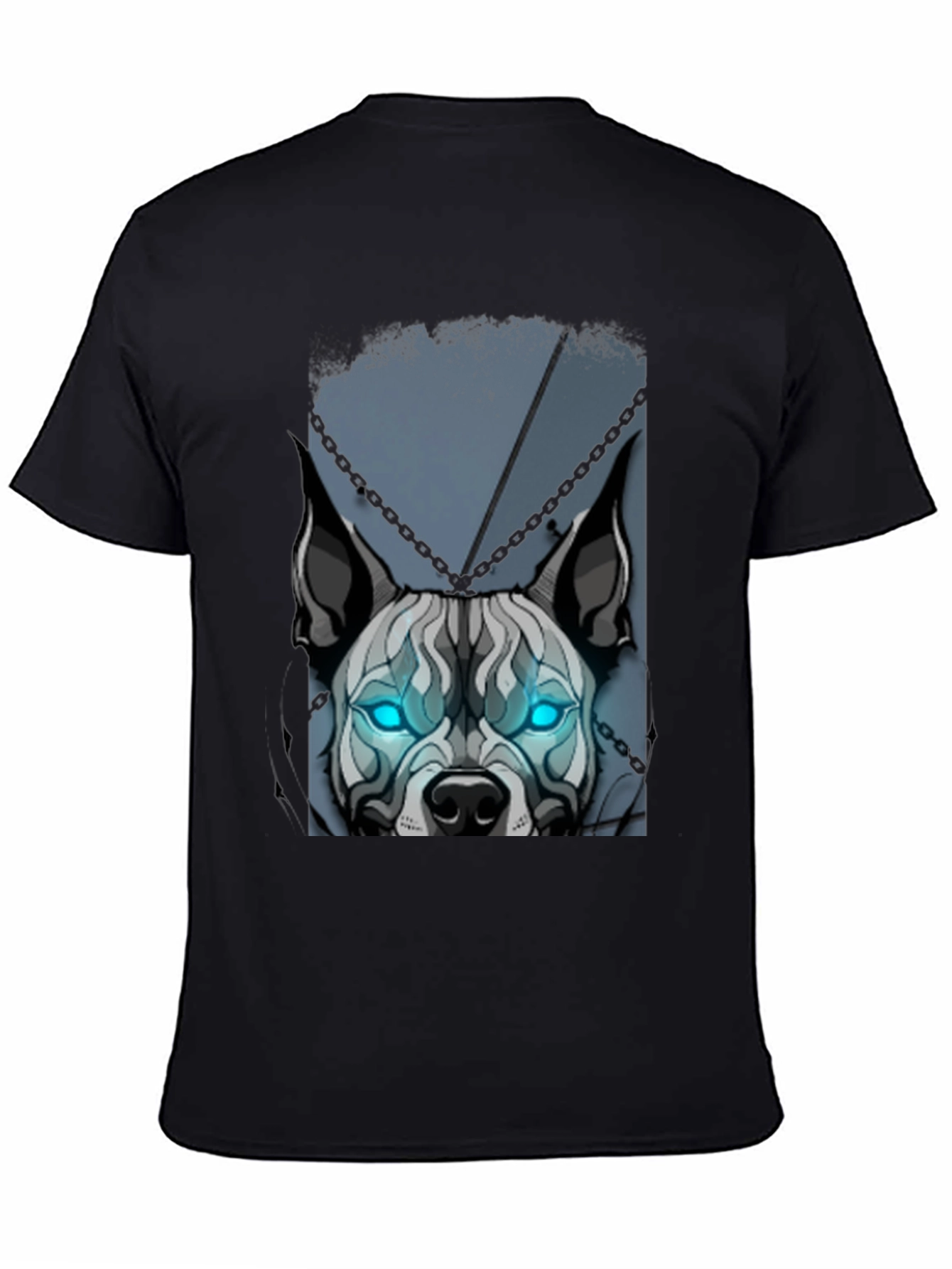 Dog Graphic Tee - Mens Black T-Shirt