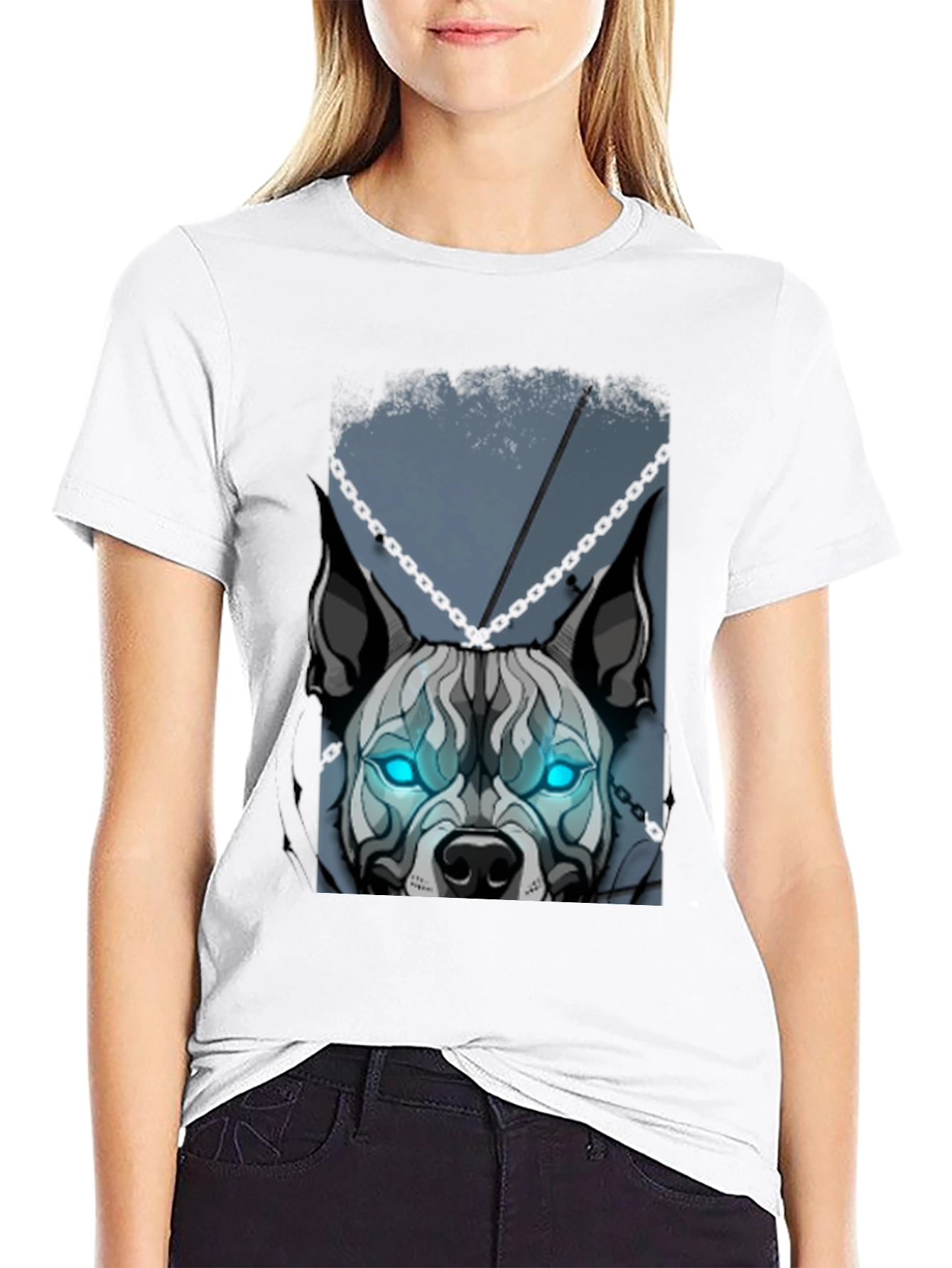 Dog Graphic Tee - Mens Black T-Shirt