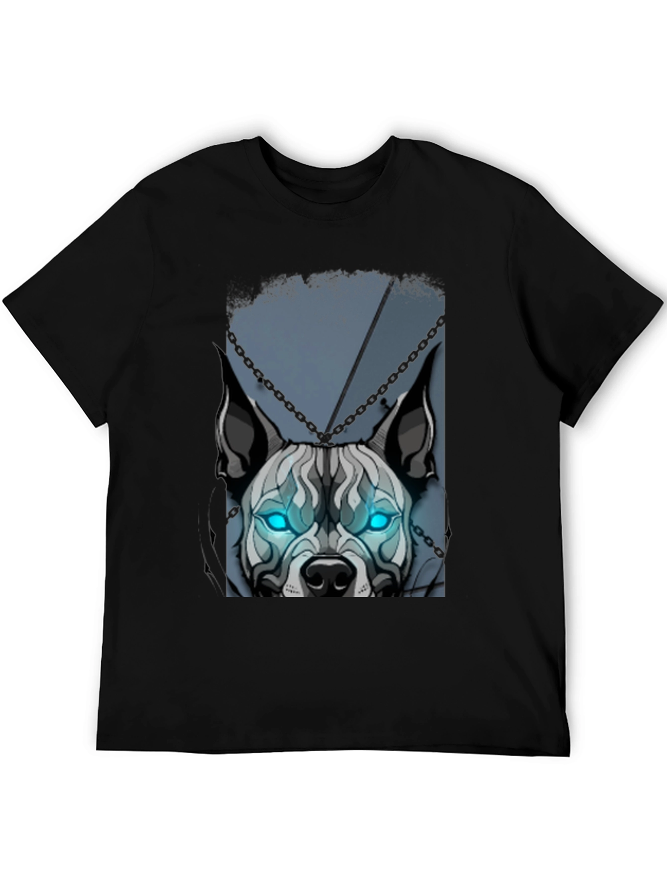 Dog Graphic Tee - Mens Black T-Shirt