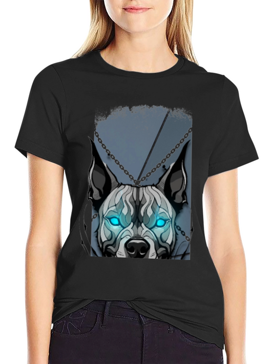 Dog Graphic Tee - Mens Black T-Shirt
