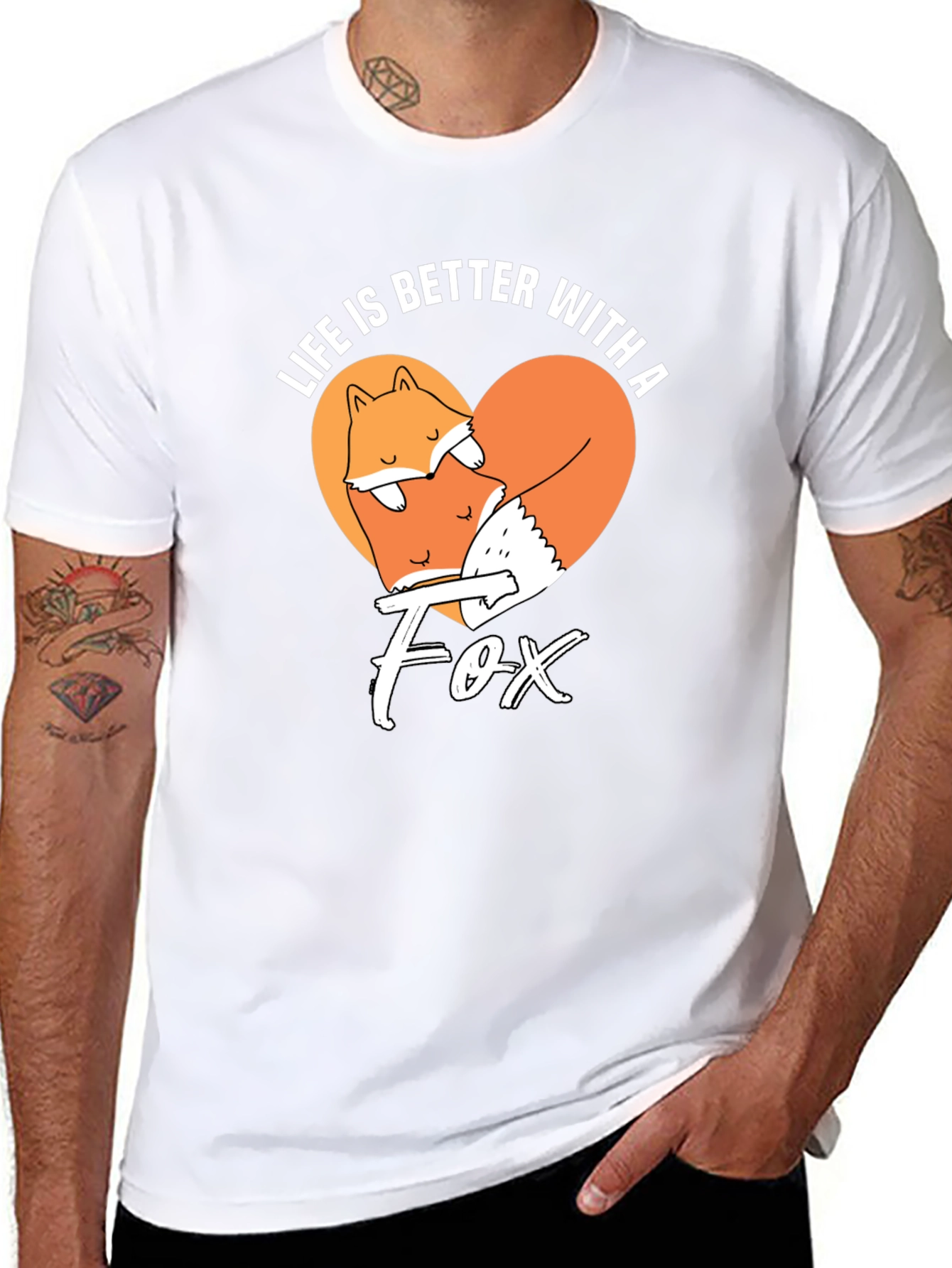 Life is Better With a Fox Graphic Tee