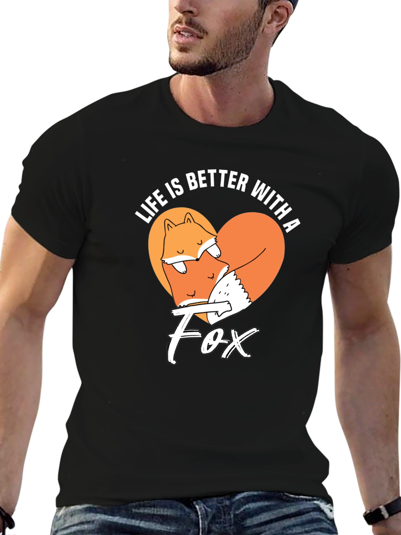 Life is Better With a Fox Graphic Tee