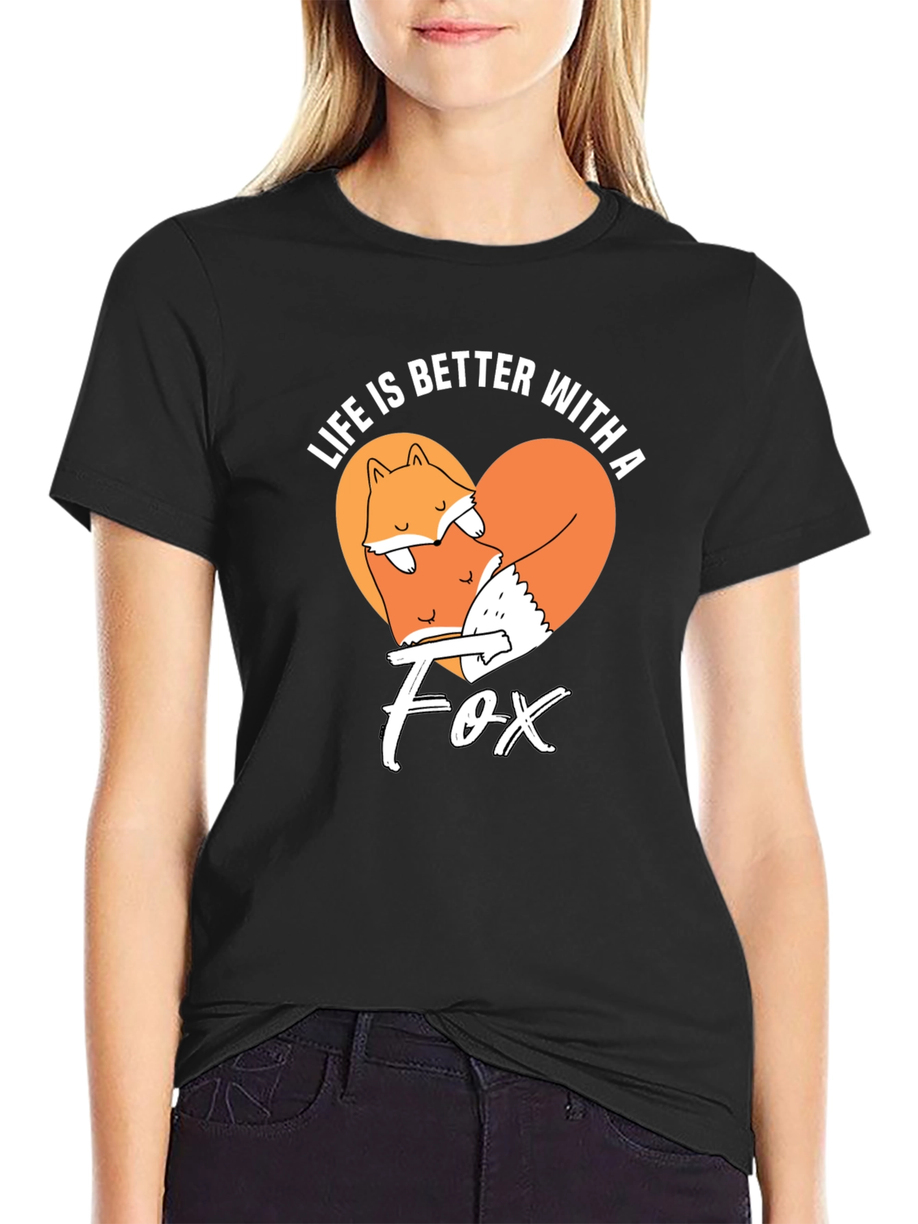 Life is Better With a Fox Graphic Tee