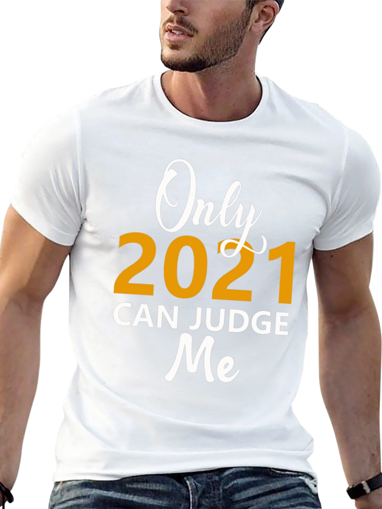 Only 2021 Can Judge Me Graphic Tee - Black