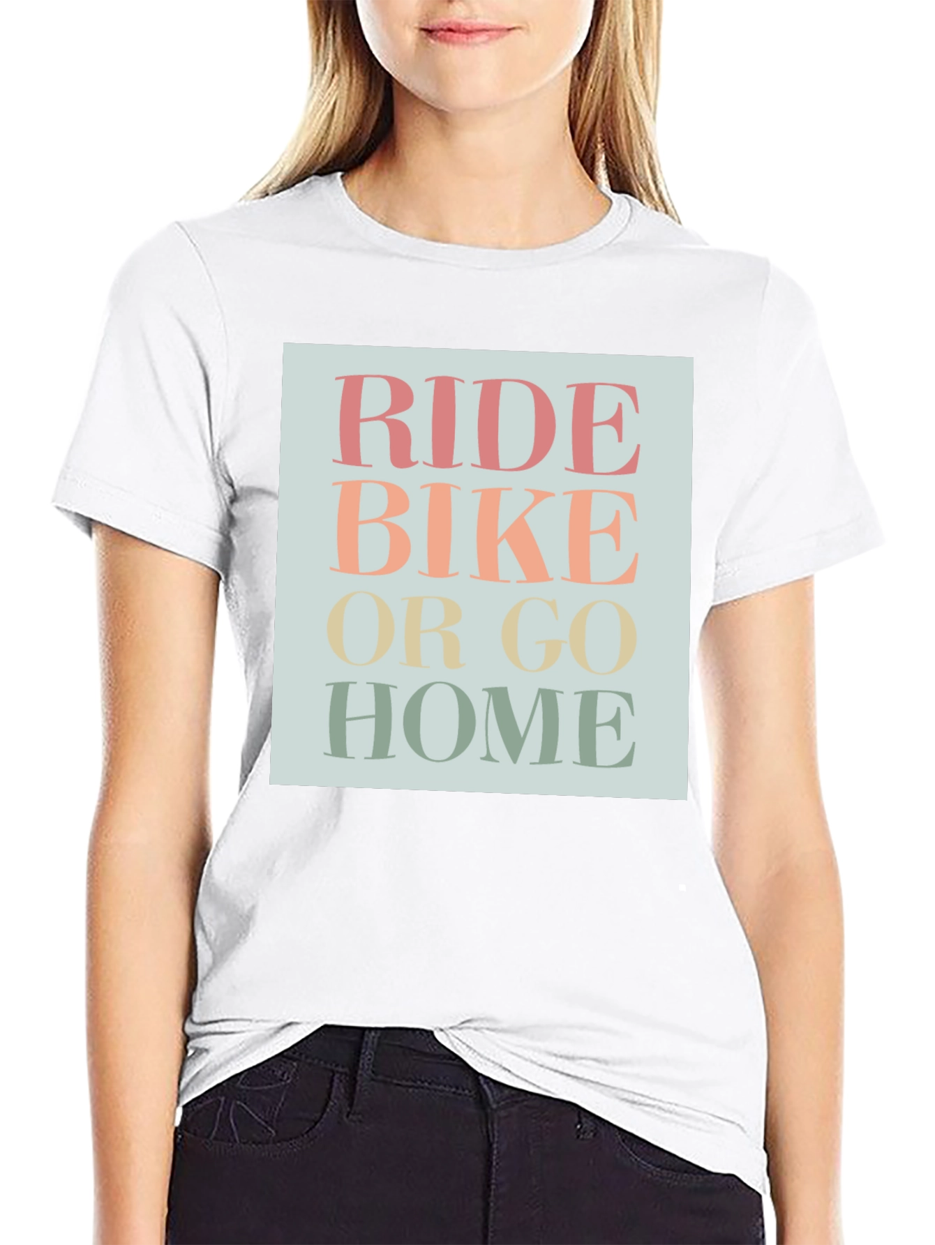 Ride Bike Or Go Home Graphic Tee