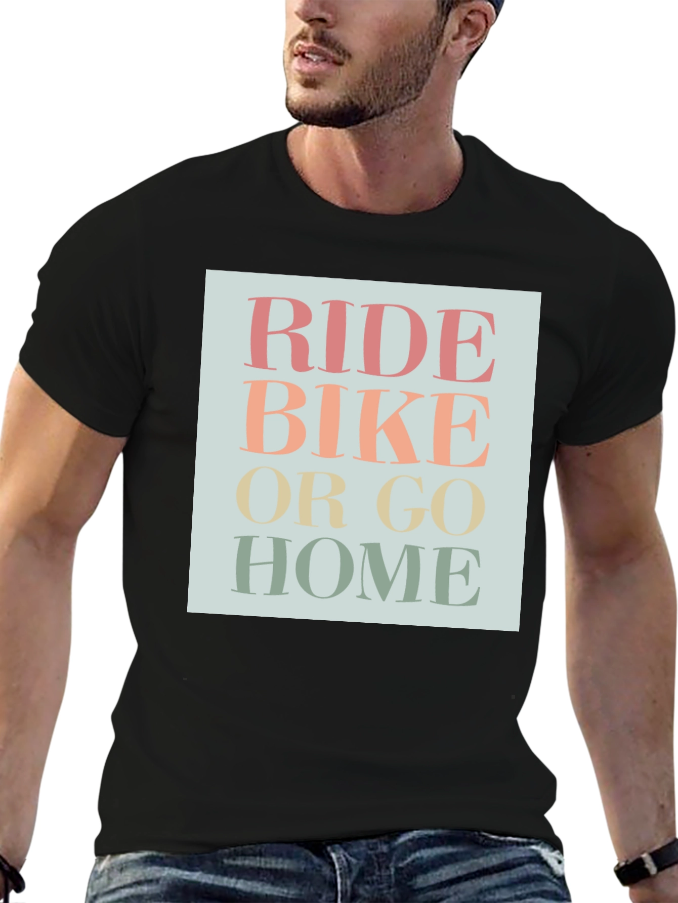 Ride Bike Or Go Home Graphic Tee