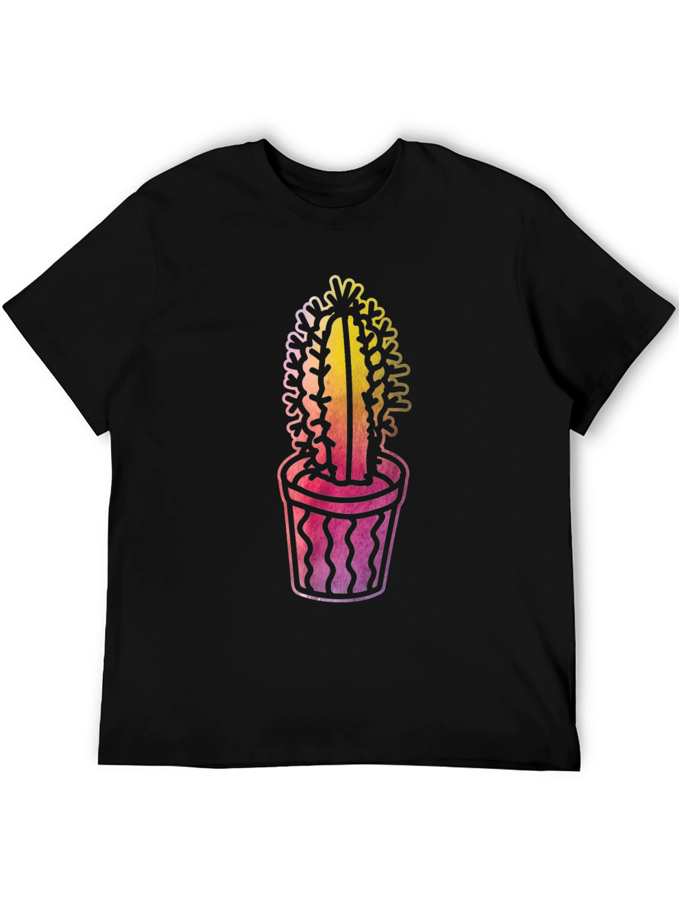 Cactus Graphic Tee - Trendy Plant Lover Shirt