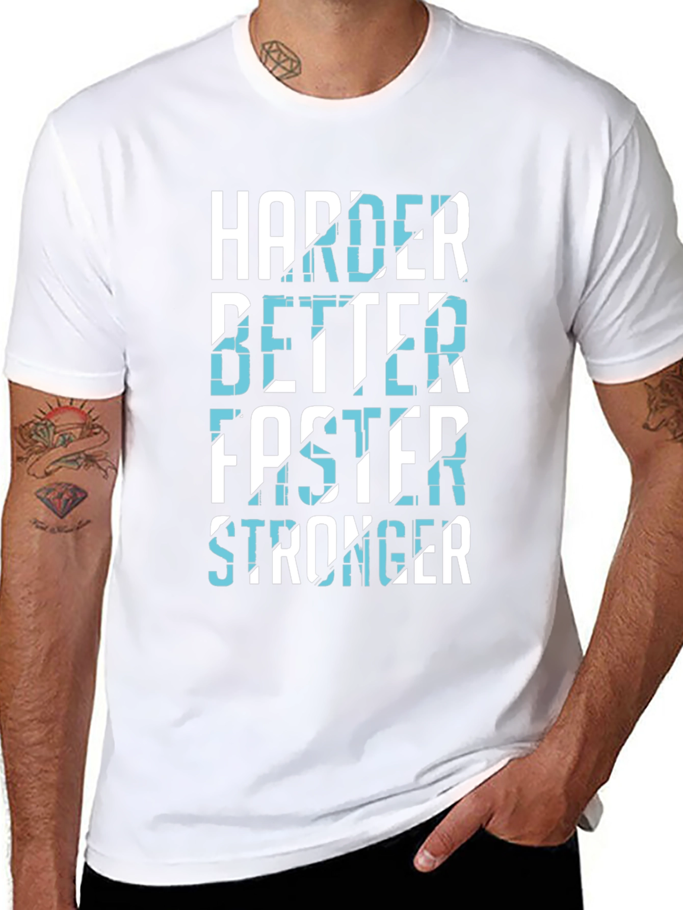 Harder Better Faster Stronger Graphic T-Shirt
