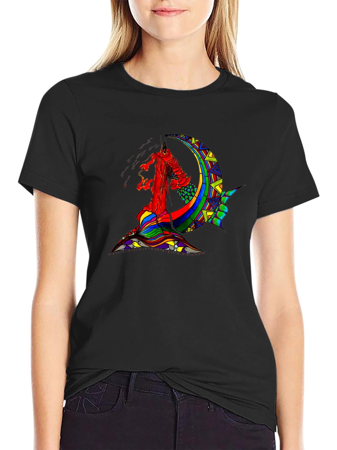 Vivid Dreamscape Graphic Tee